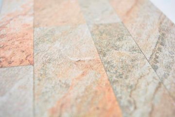 Mosani Wandpaneel Dekorpaneele selbst­kle­bende Wandverblender, BxL: 15,20x61,00 cm, Steinwand Optik