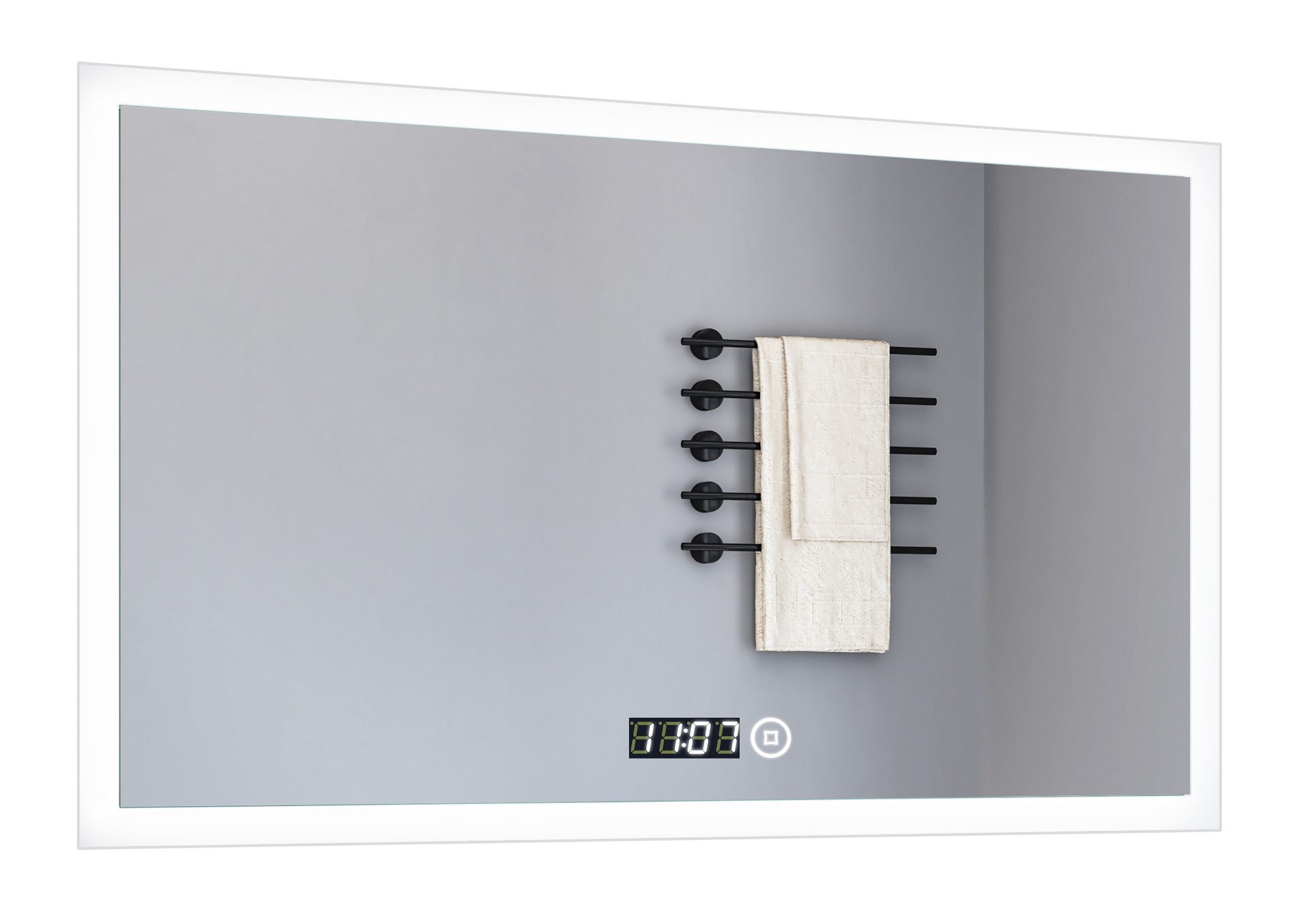 WDWRITTI Badspiegel Badspiegel mit Beleuchtung LED günstig online kaufen