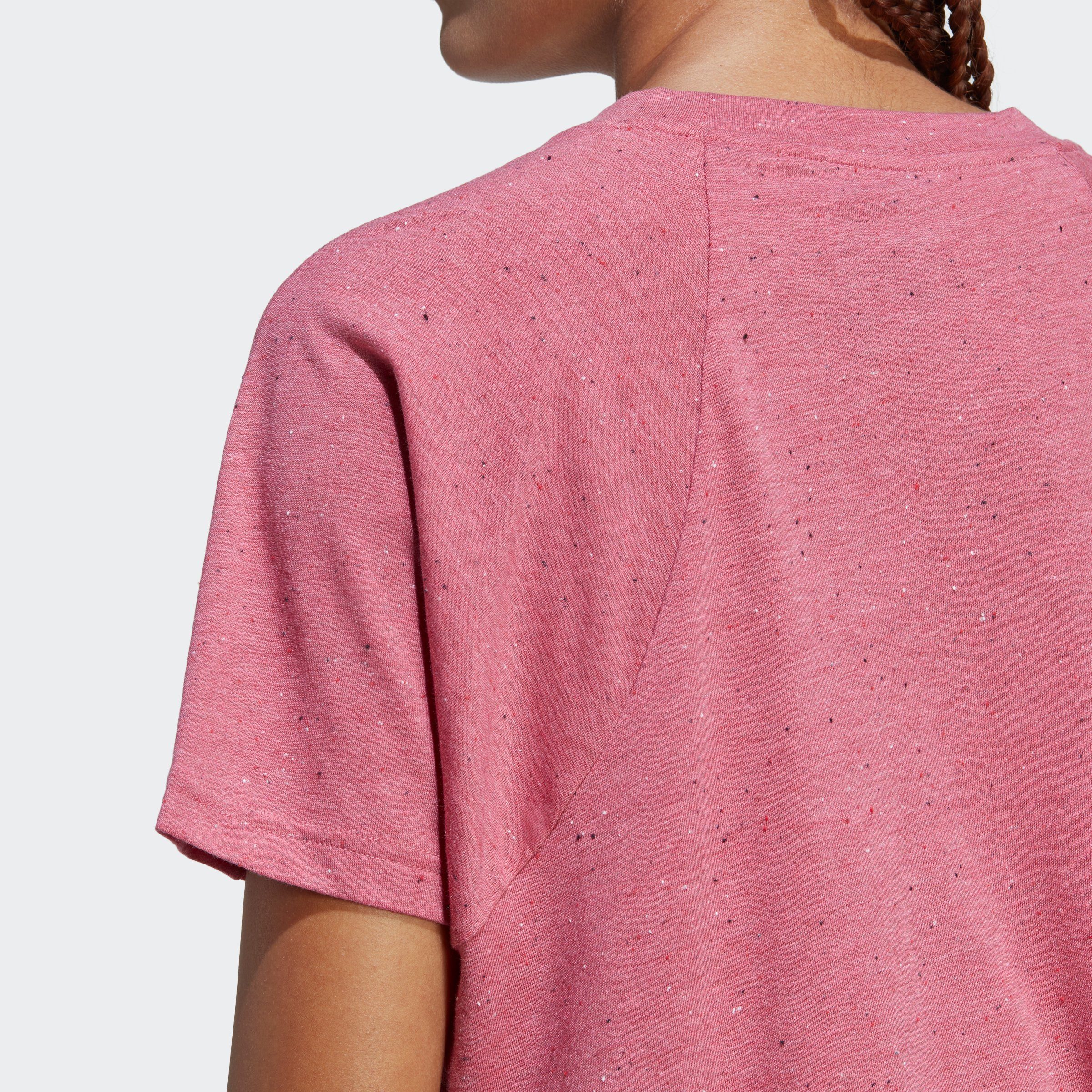 adidas Sportswear T-Shirt FUTURE ICONS Mel. WINNERS / White Strata Pink