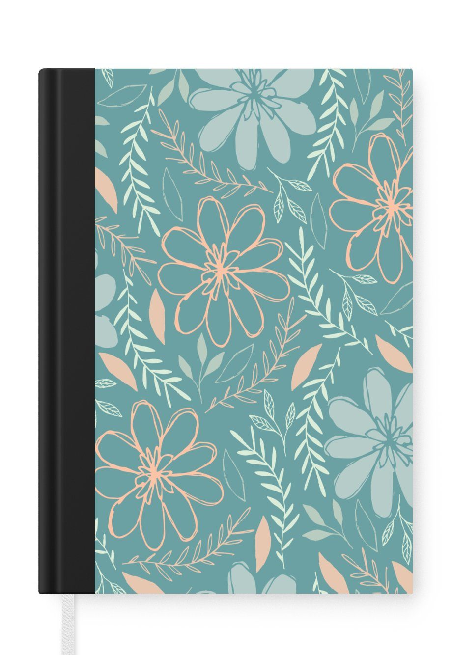 Notizbuch Blumen - Äste - Muster
