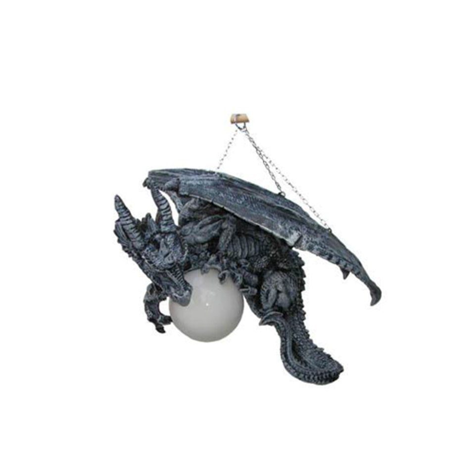 JVmoebel Dekofigur Drachen Deko Figur Statue Skulptur 34 cm Figuren Statuen