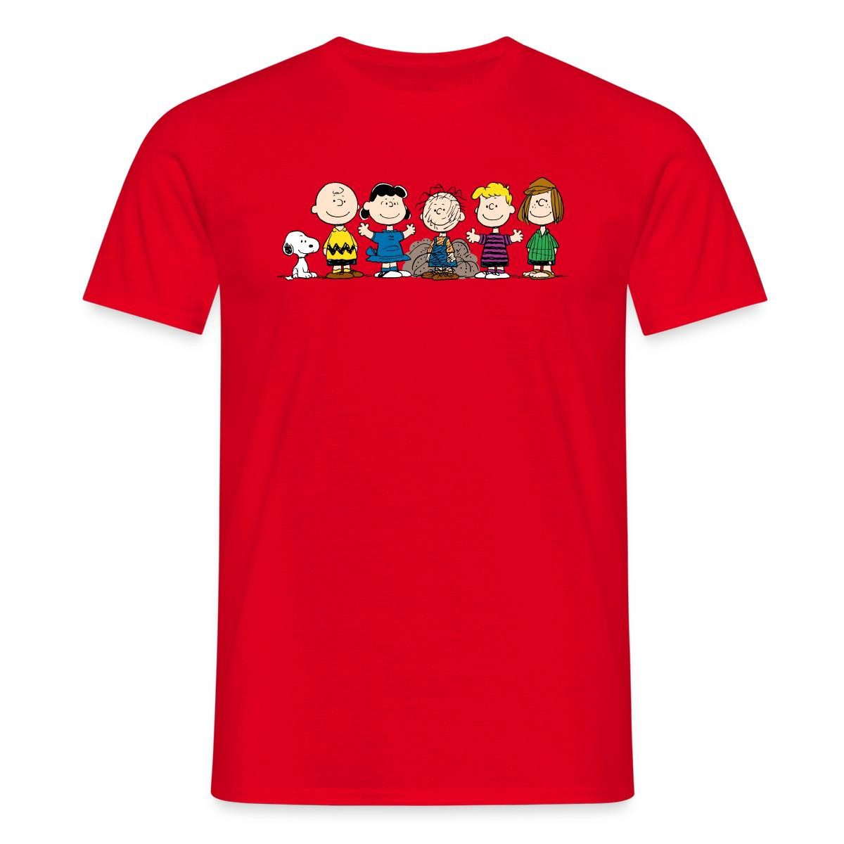 Spreadshirt T-Shirt Peanuts Snoopy Und Seine Freunde Männer T-Shirt (1-tlg)