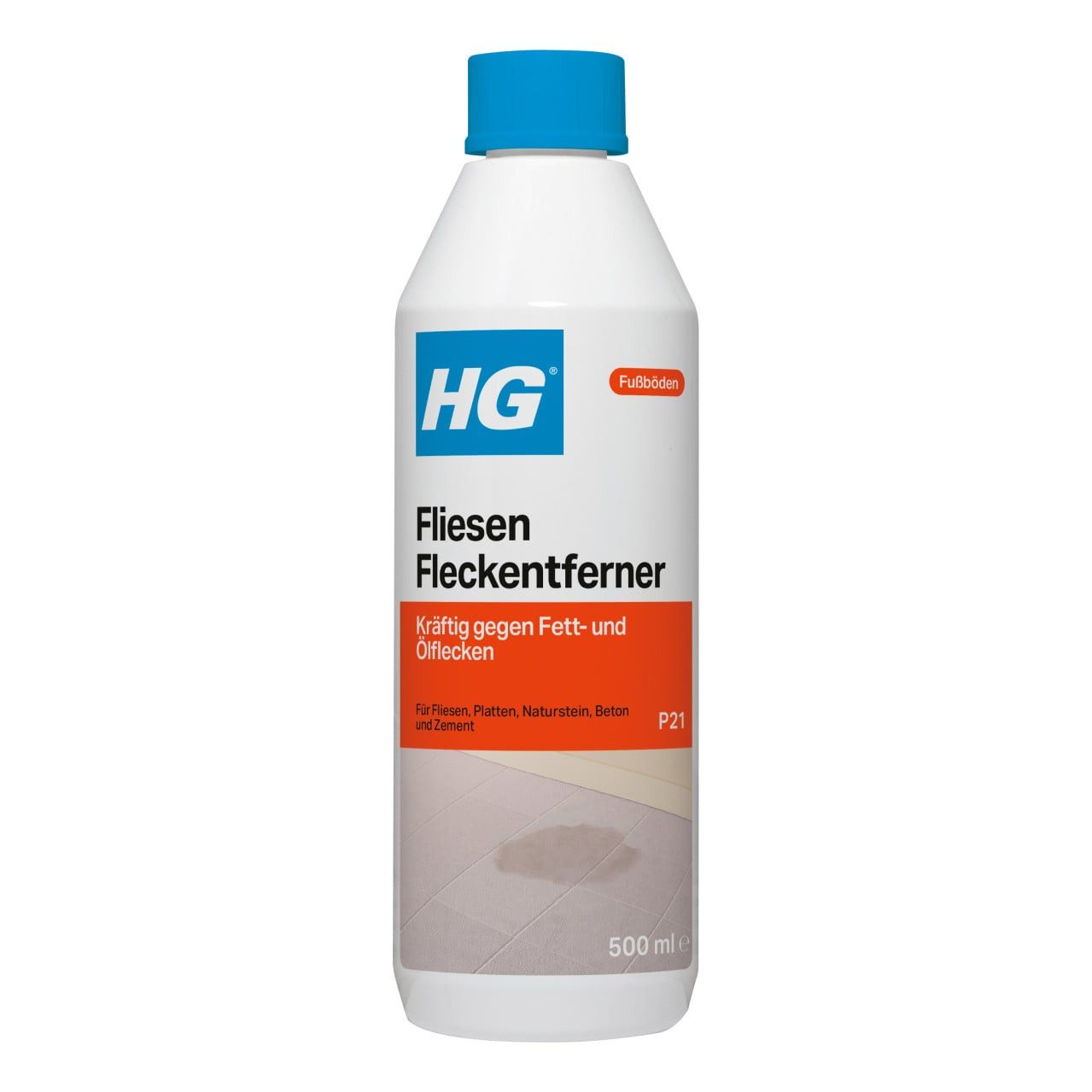 HG International B.V. HG Fliesen Flecken Entferner 500 ml Fleckentferner