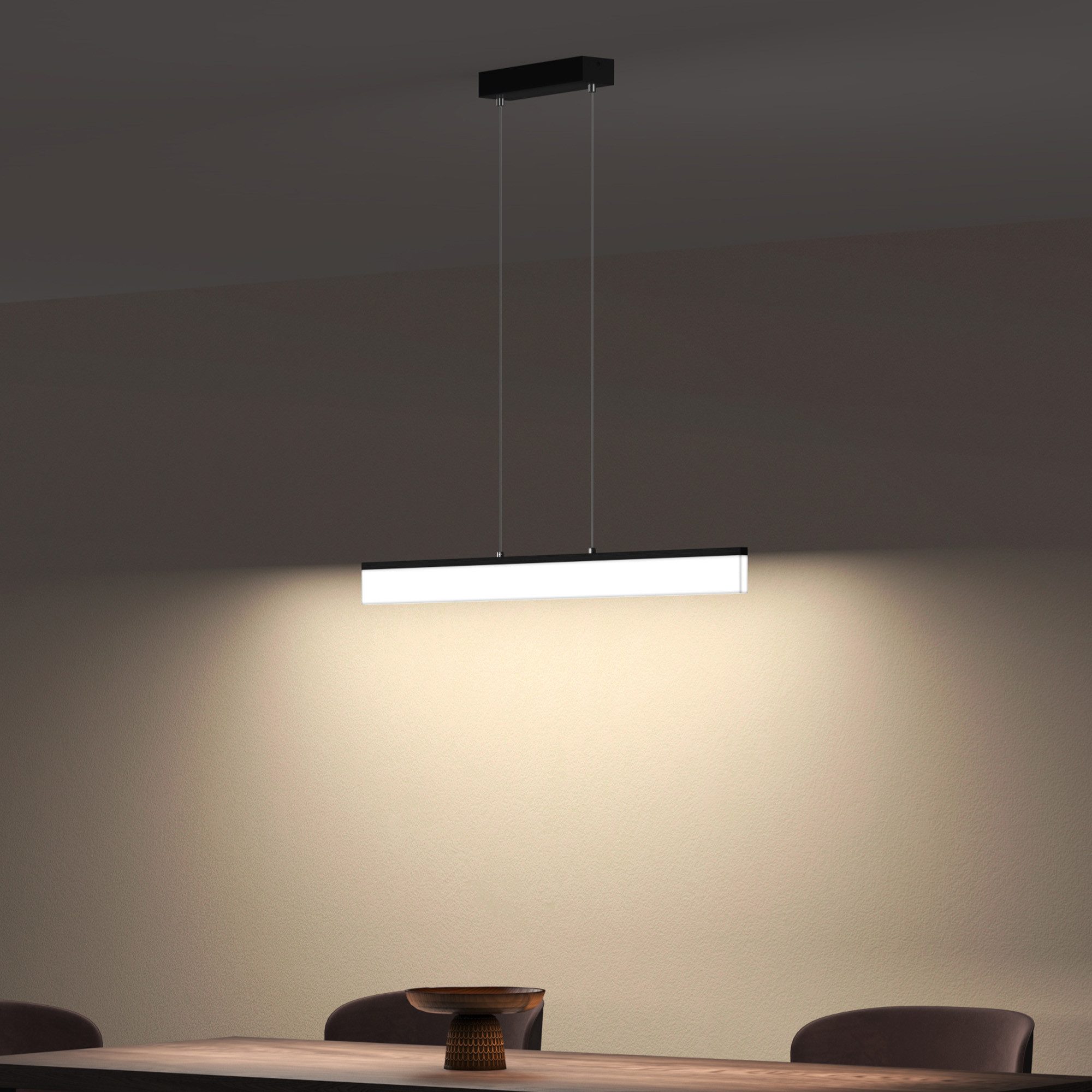 doporro LED Pendelleuchte dimmbar Hängeleuchte Esstisch mit Fernbedienung H günstig online kaufen