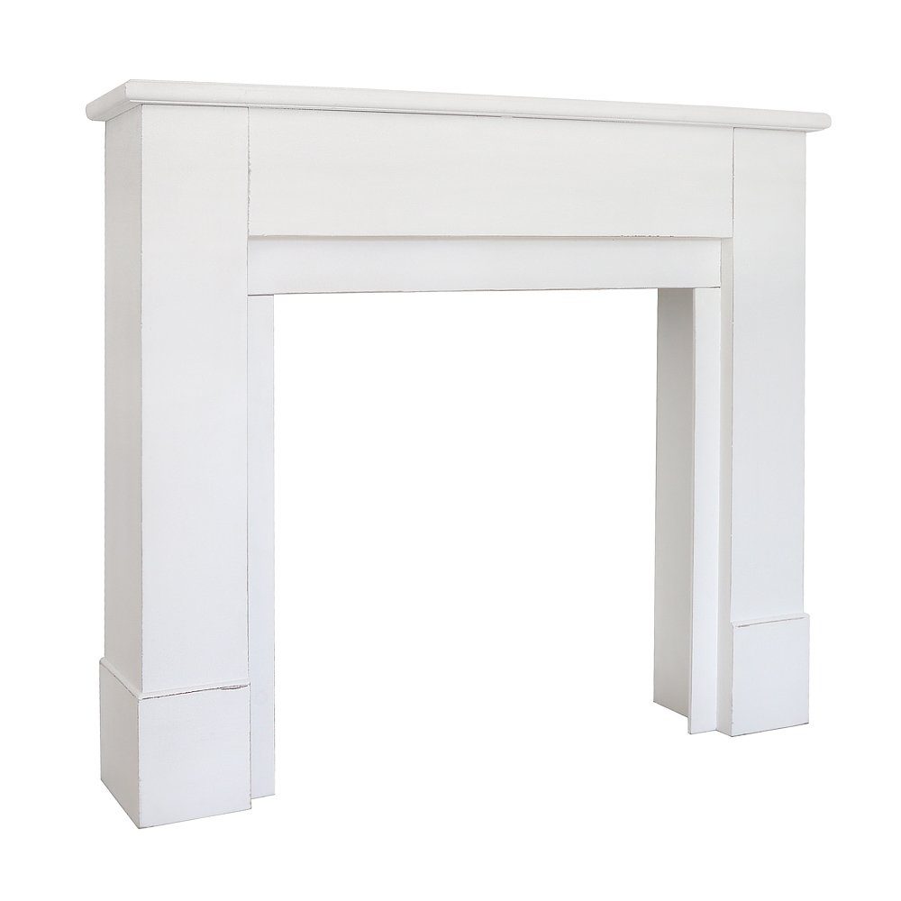 Grafelstein Dekokamin Kaminkonsole LAKEHOUSE weiß shabby Holz Kaminumrandun günstig online kaufen