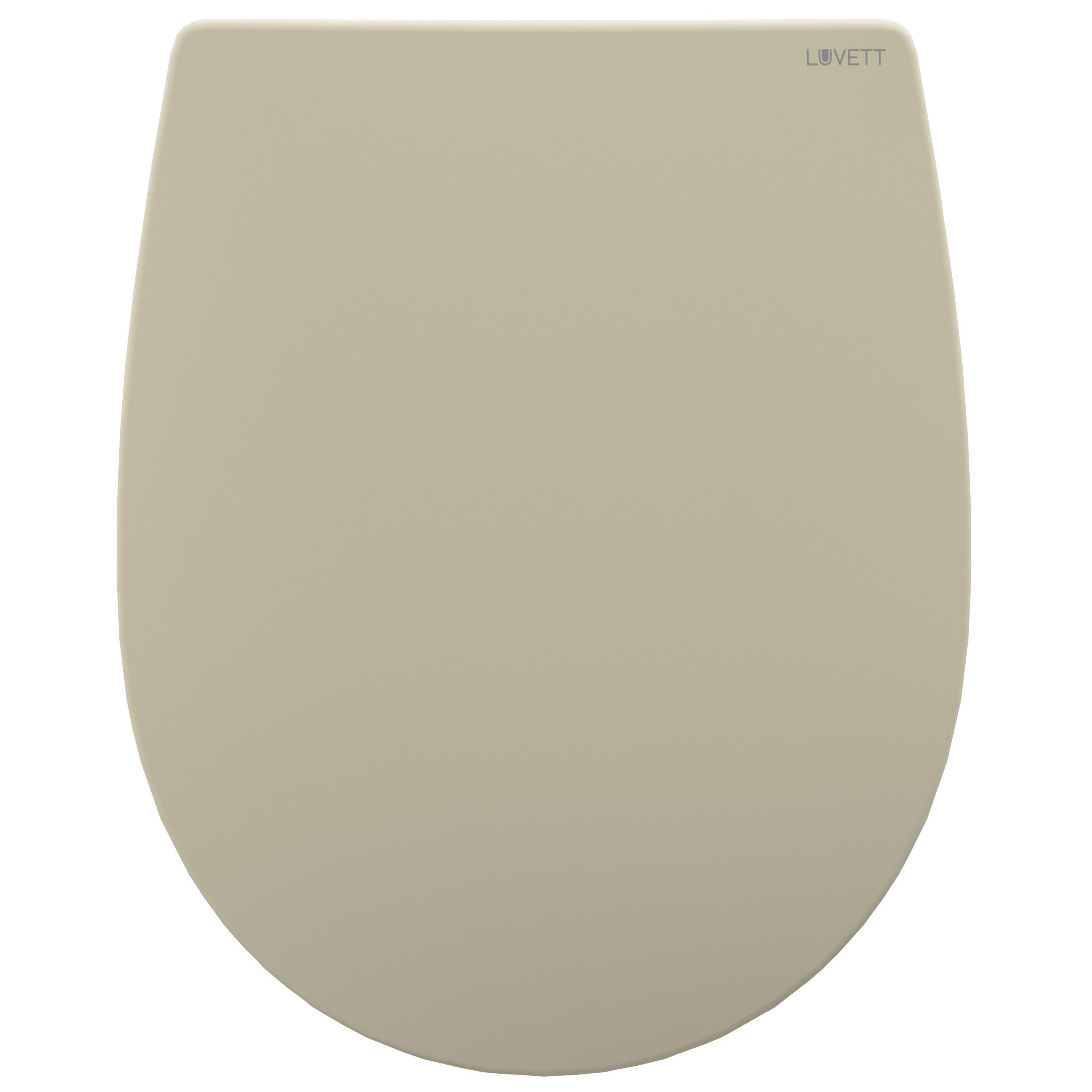 LUVETT WC-Sitz C100 mit Absenkautomatik, Duroplast sanitär, Universelle O-Form (Komplett-Set, Inklusive 3 Befestigungsarten), mit Original SoftClose® Absenkauto – Bild 4 von 5