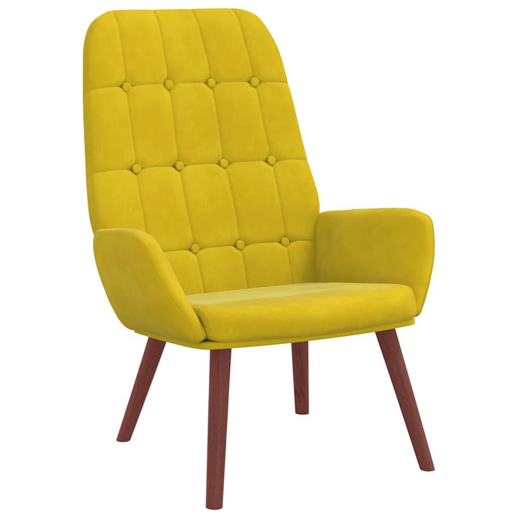 vidaXL Sessel Relaxsessel Gelber Samt (1-St) günstig online kaufen