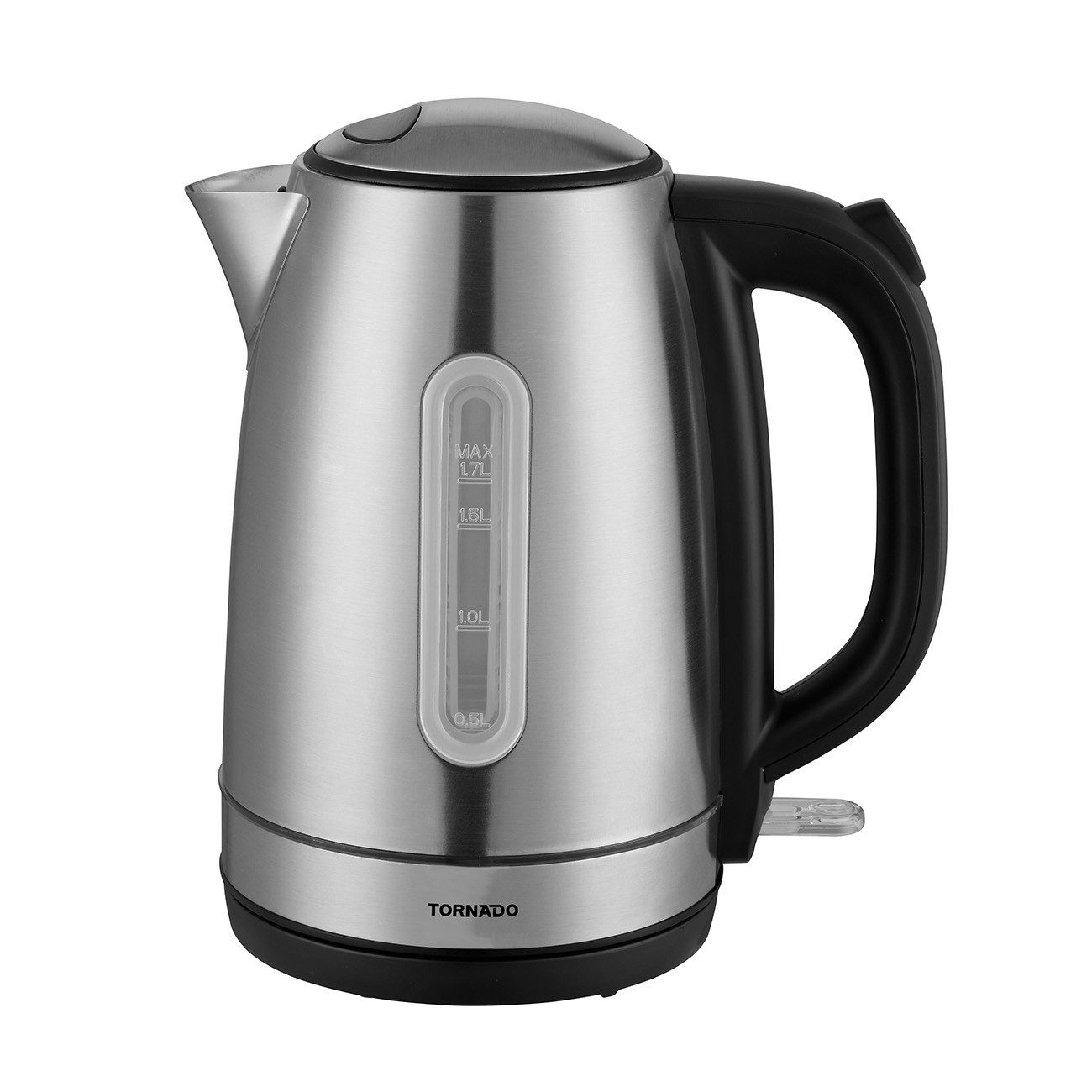 Tornado Wasserkocher Wasserkocher 1,7 l, 1850–2200 W, Edelstahl SUS304, 360°-Sockel