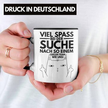 Trendation Tasse Trendation - Jobwechsel Tasse Geschenk Neuer Job Abschied Abschiedsgeschenk Kollege Kollegin