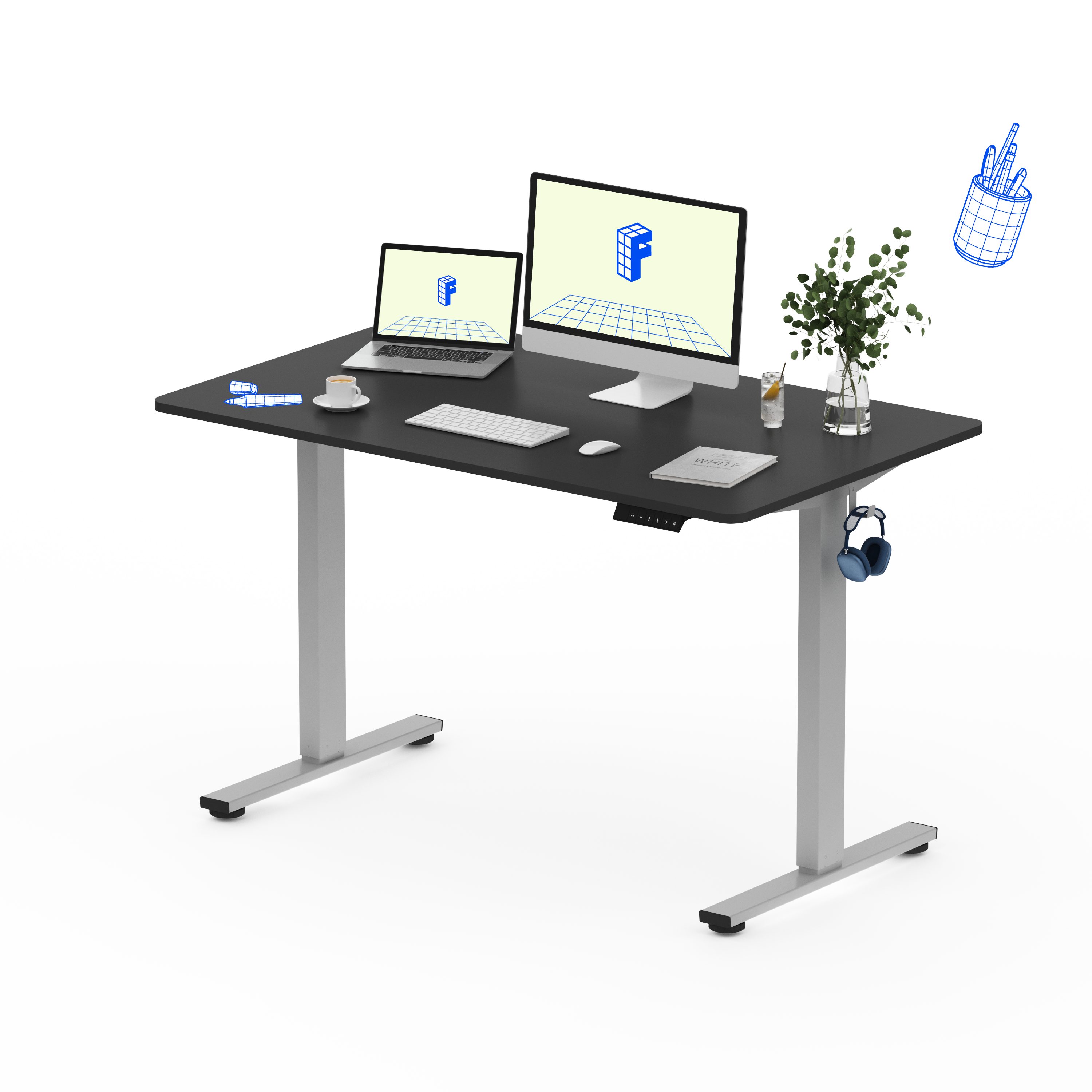 FLEXISPOT Schreibtisch Basic-Series Elektrisch höhenverstellbarer Schreibti günstig online kaufen