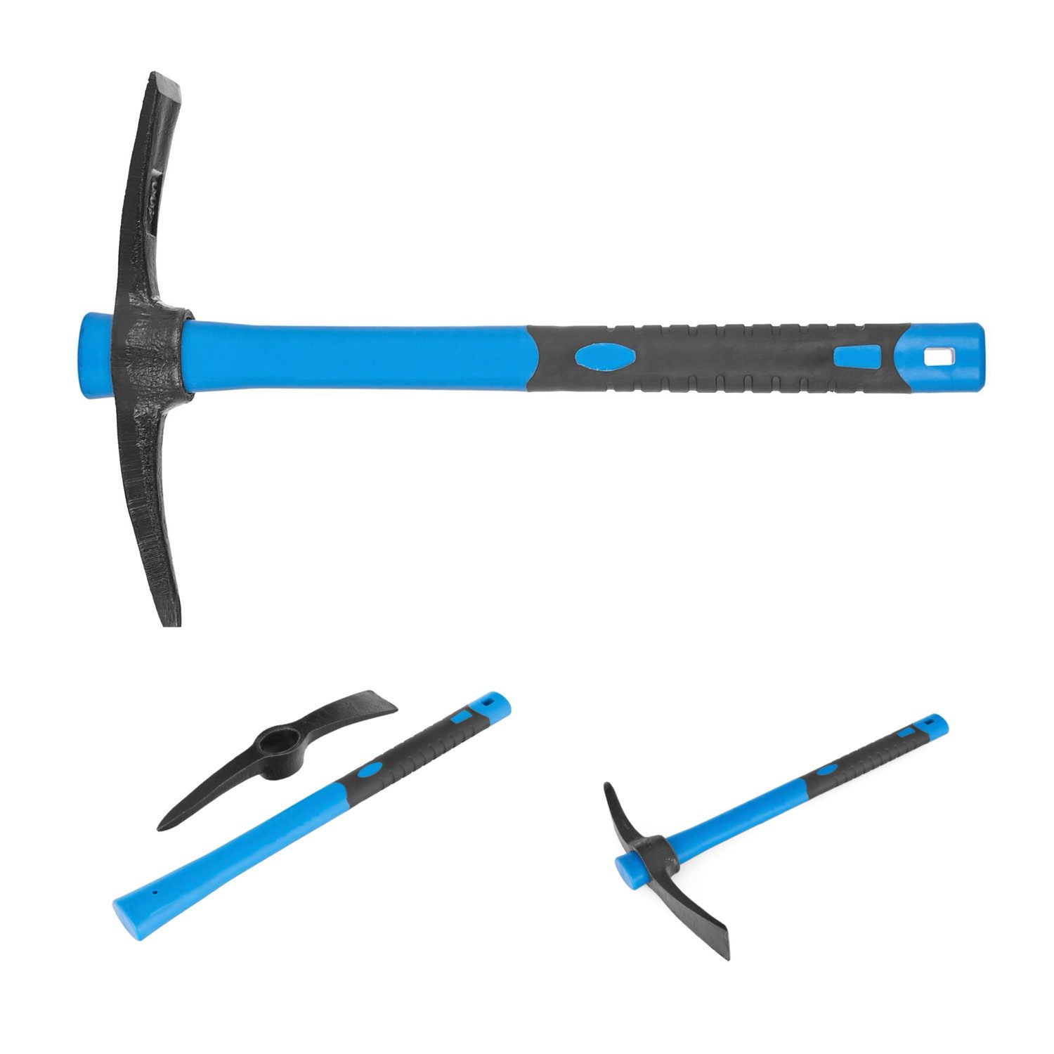 TRIZERATOP Gartenhacke Mini Kreuzhacke Fiberglasstiel, Spitz / Querschneide günstig online kaufen