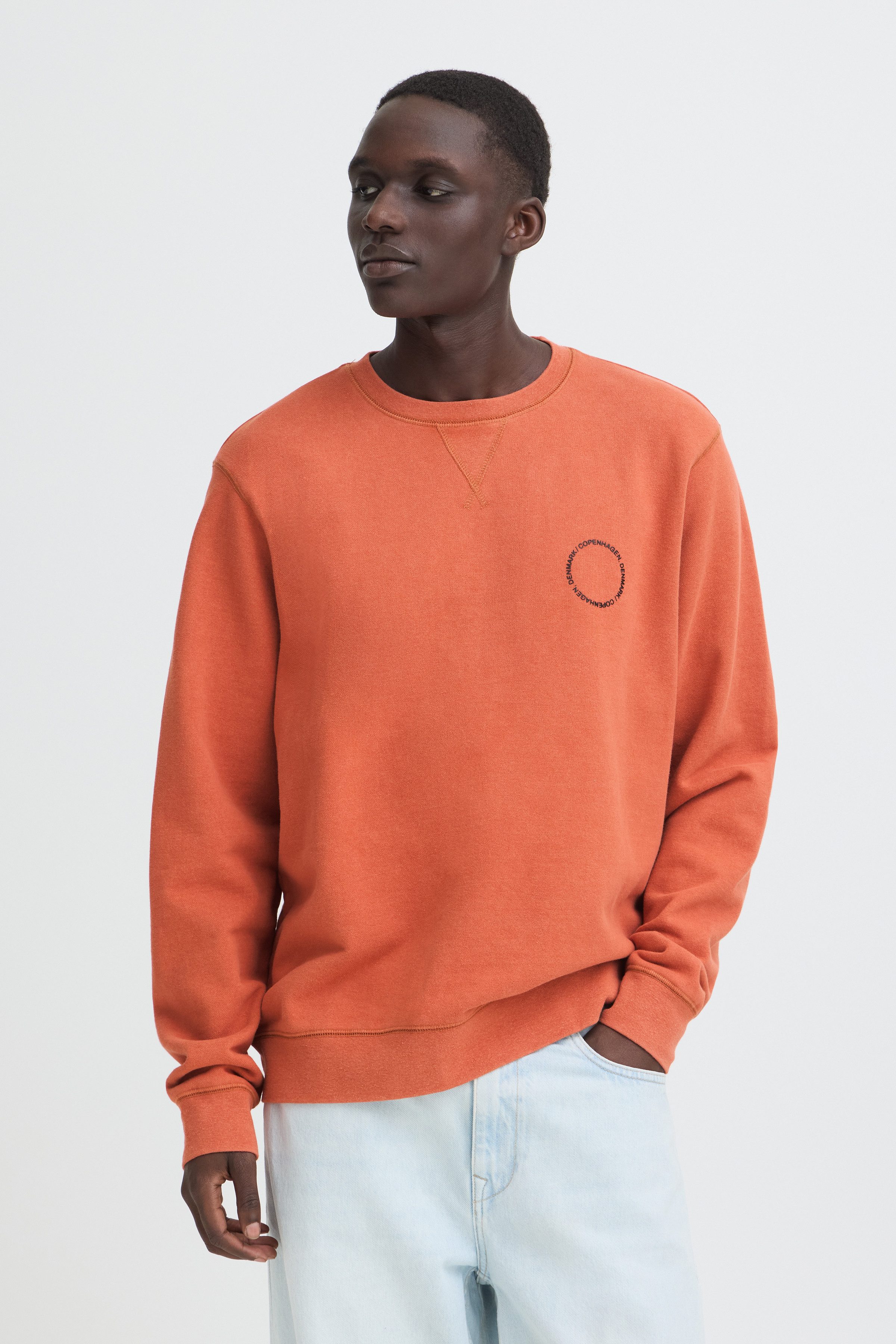 Blend Sweatshirt BHKHARI WASH CREW SWEAT Baumwolle, regular fit