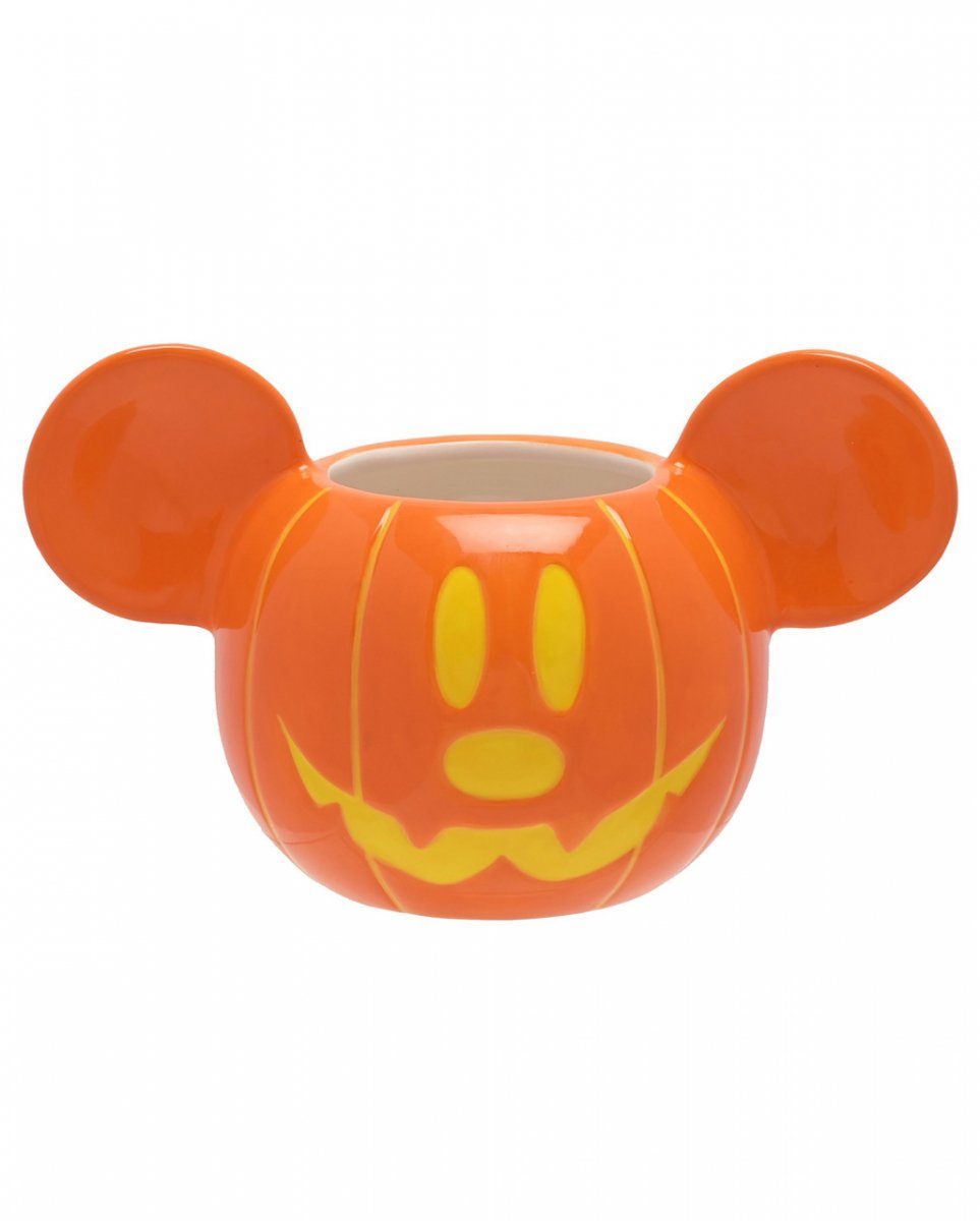 Horror-Shop Dekofigur Disney Mickey Mouse Halloween Kürbis als Pflanzent