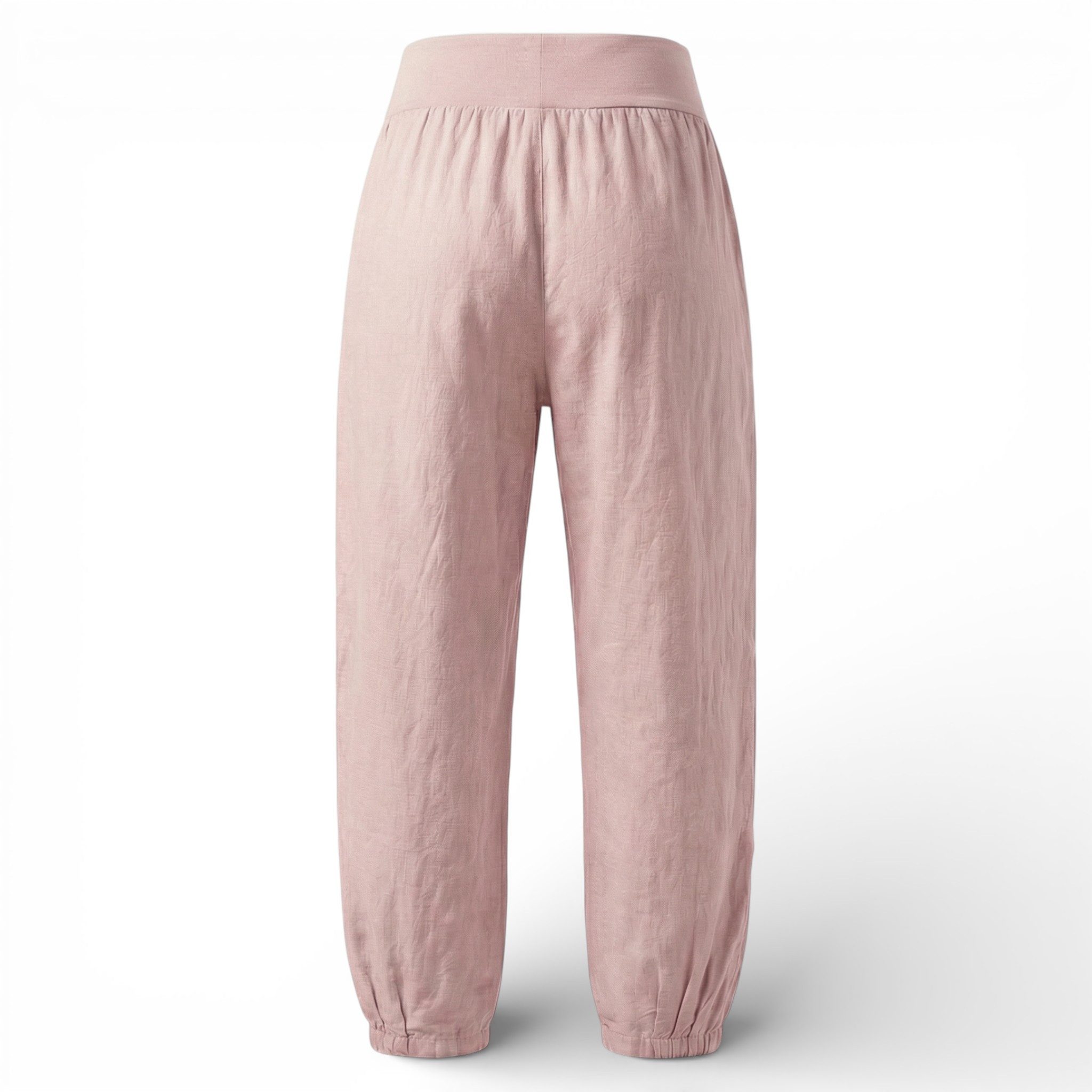 OriginalYou Leinenhose Sommerliche Leinen Pumphose luftig leichte Schlupfhose luftig & leichtes Leinengewebe, elastischer Bund, in Unifarbe