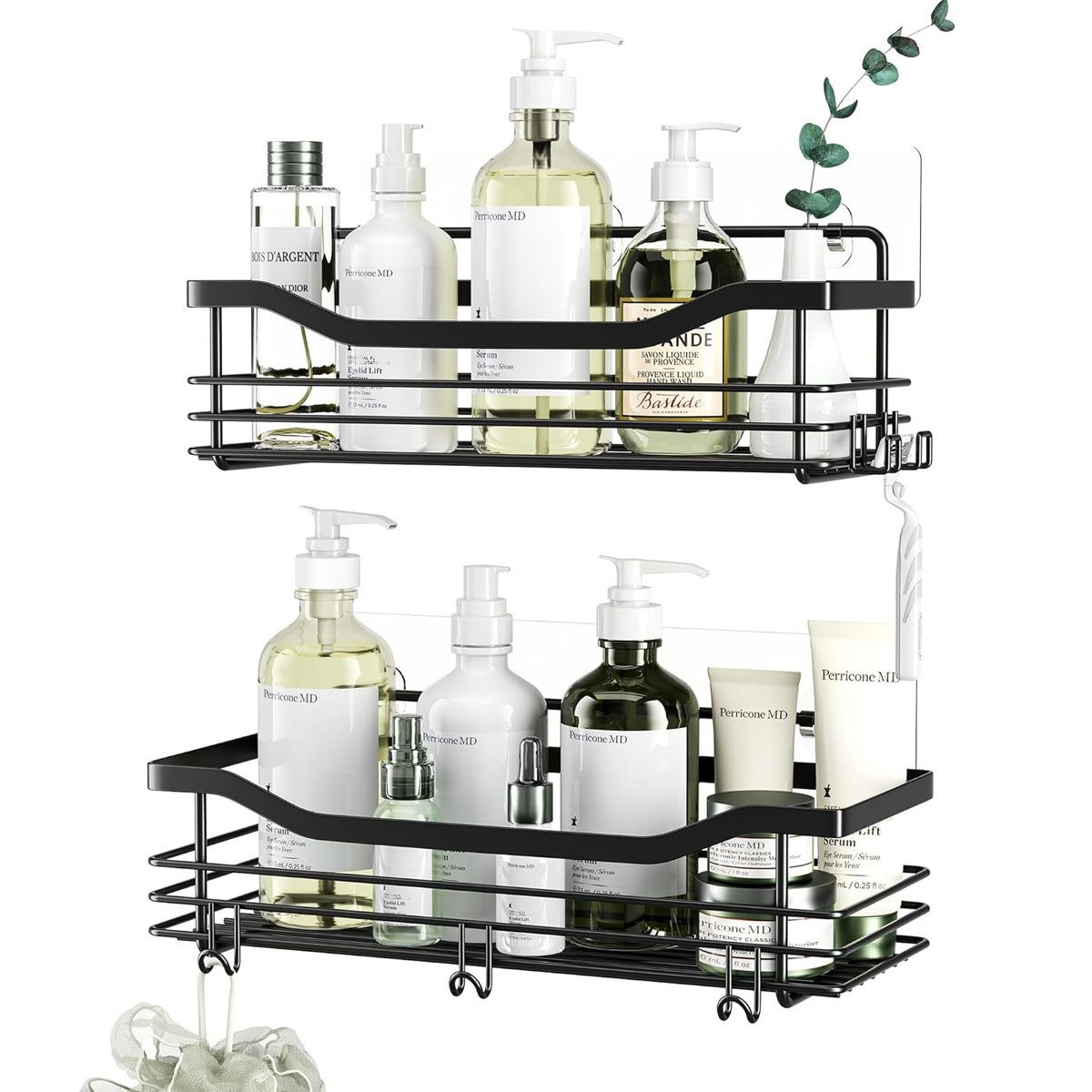 SURFOU Duschregal Duschablage Set ohne Bohren, Edelstahl Regal für Bad und günstig online kaufen