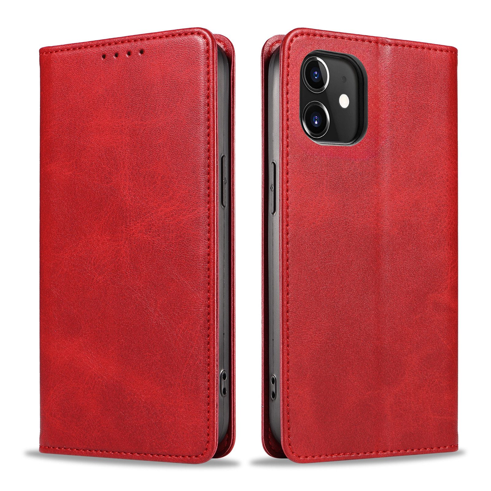 Tec-Expert Handyhülle Tasche Hülle für Apple iPhone 11 6.1 Zoll, 6.1", Cover Klapphülle Case mit Kartenfach Fliphülle aufstellbar