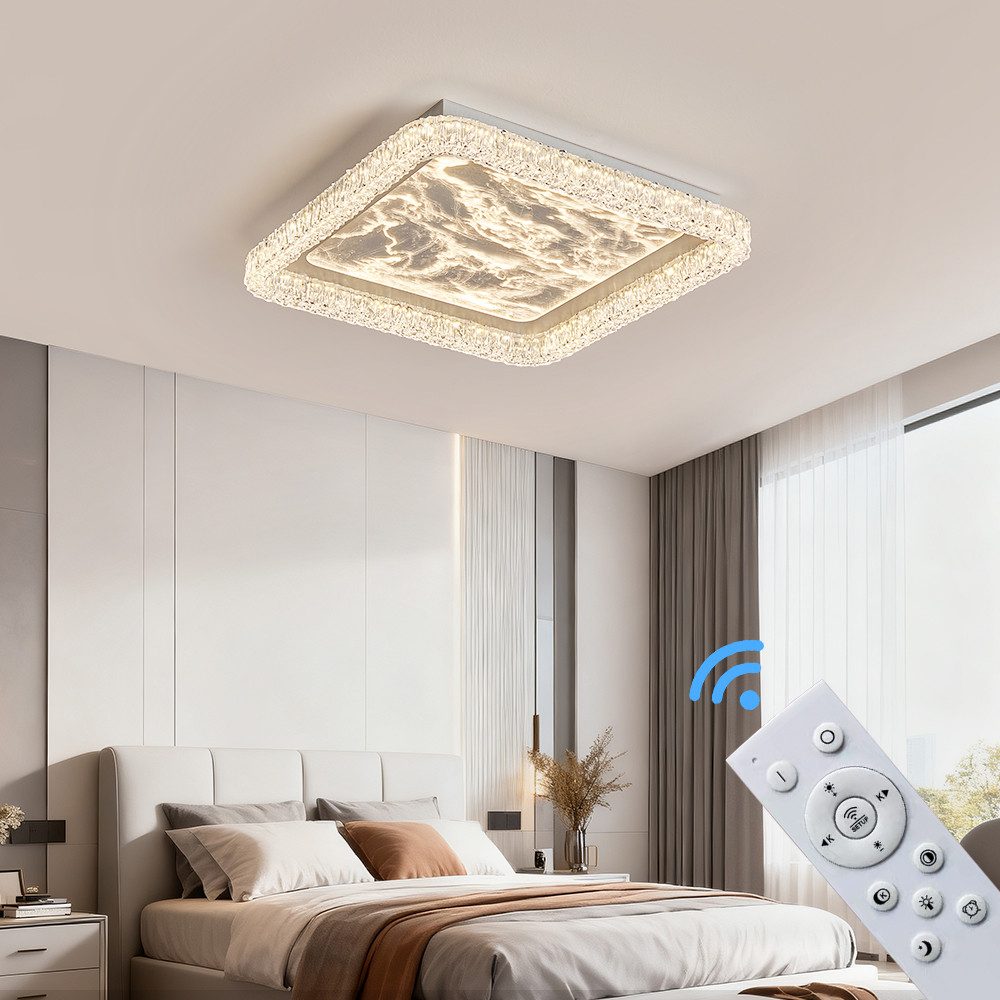 Eurotondisplay LED Deckenleuchte LED Deckenleuchte Fernbedienung Lichtfarbe günstig online kaufen