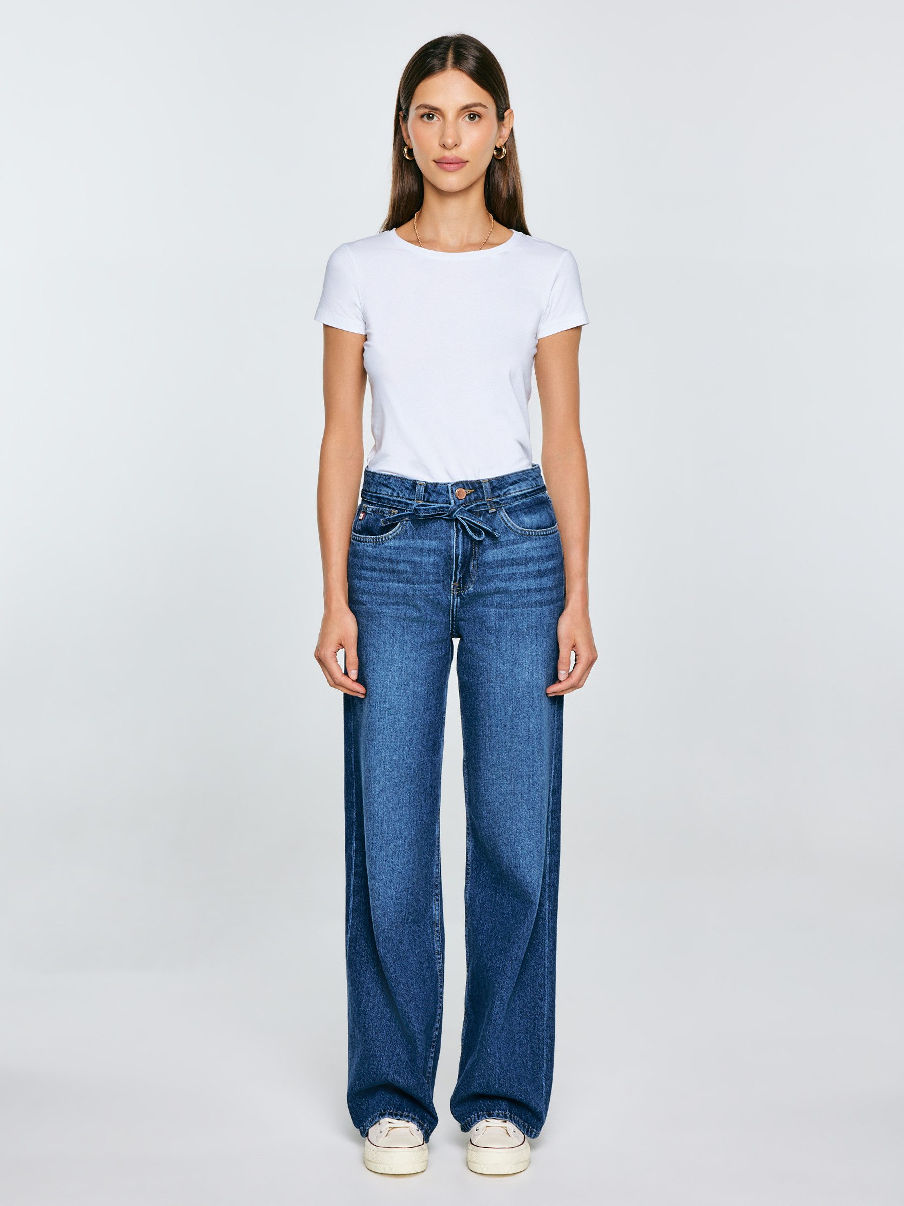 BIG STAR Weite Jeans ATREA hohe Leibhöhe günstig online kaufen