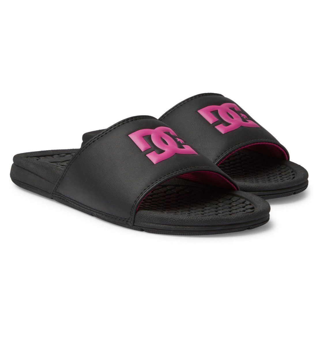 DC Shoes DC Slides Sandale Black/Crazy Pink