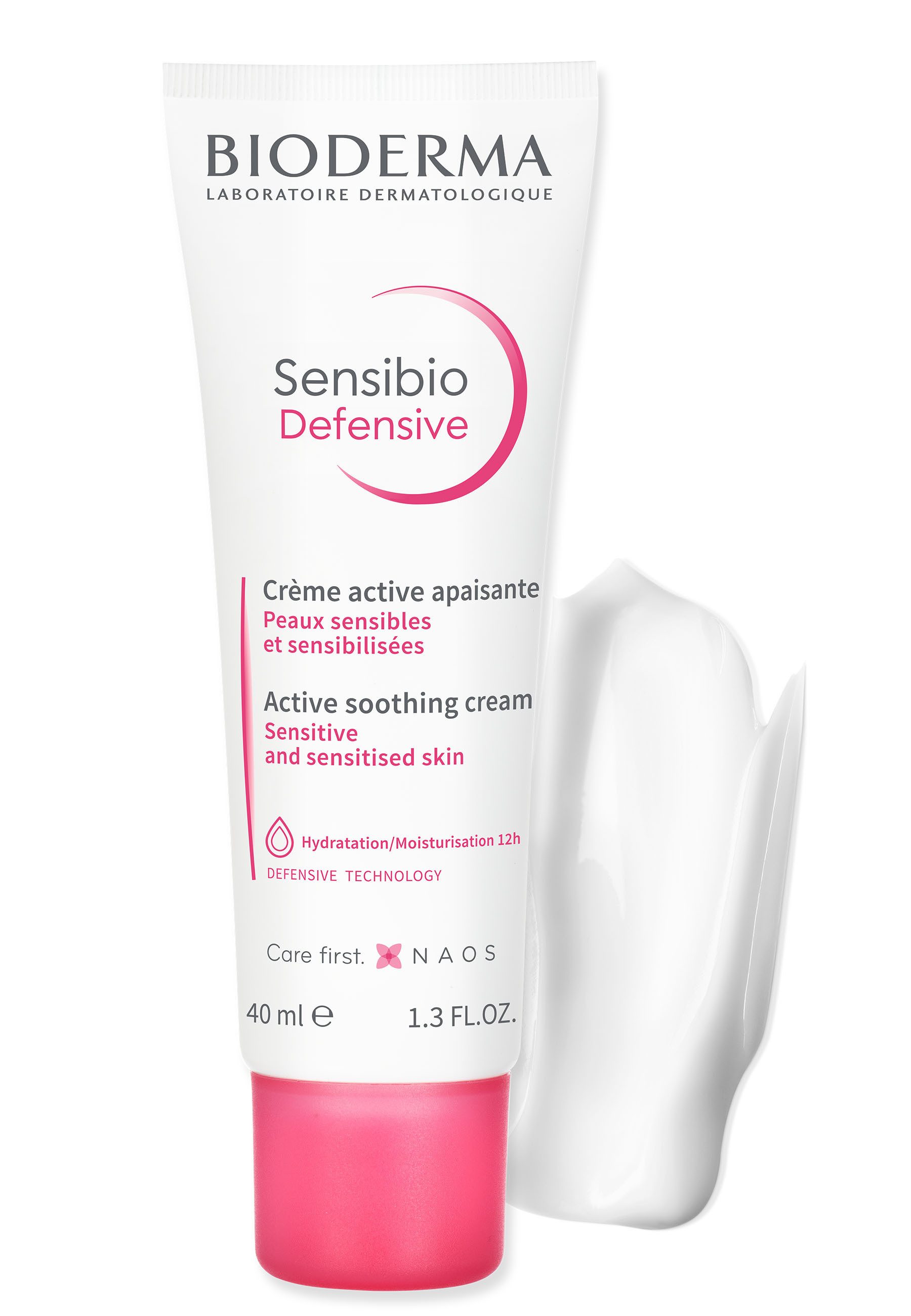 Bioderma Gesichtspflege Sensibio Defensive Active Soothing Cream -, pH-hautneutral, unparfümiert und hoch verträglich