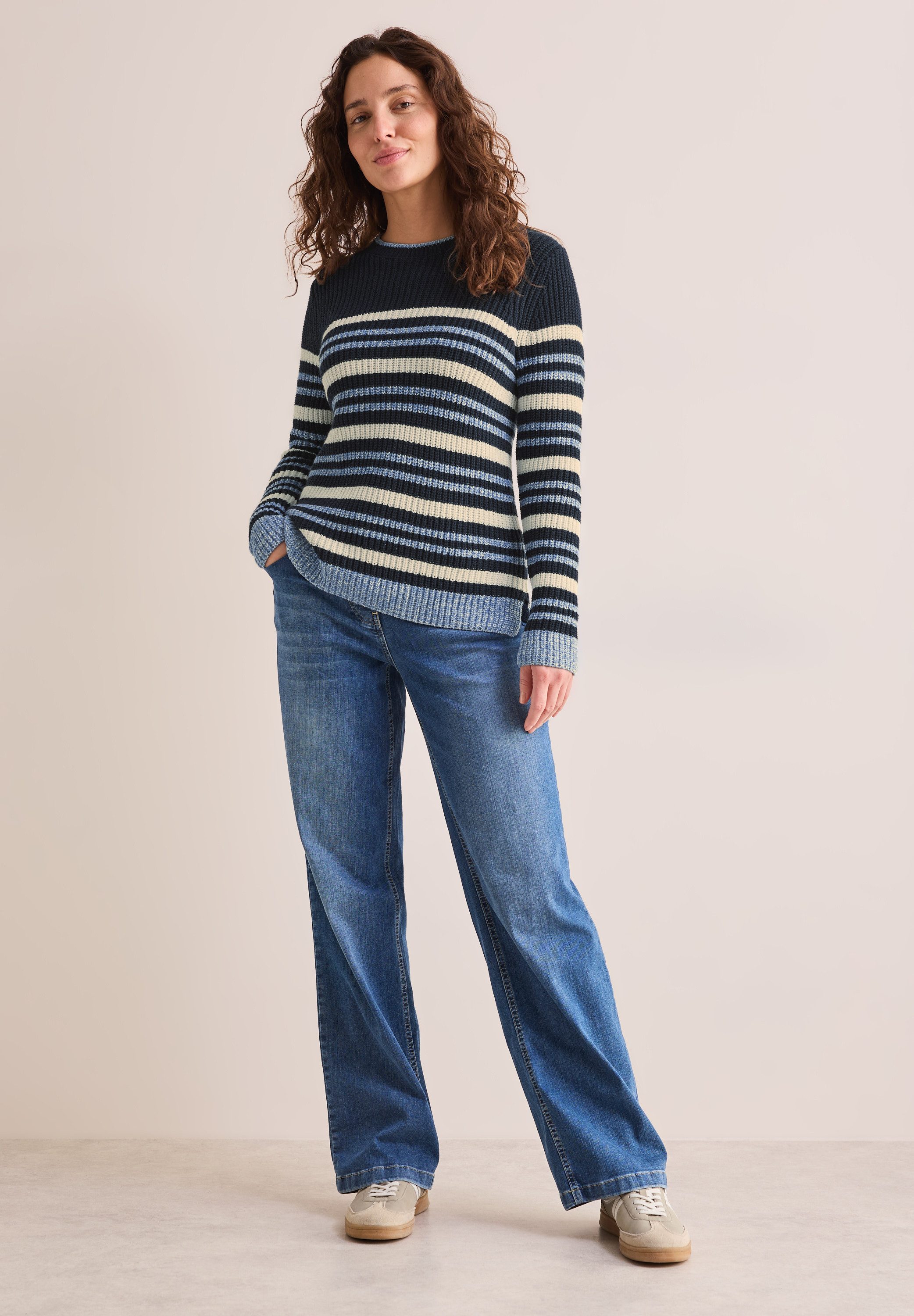 CECIL Strickpullover im soften Baumwoll-Mix