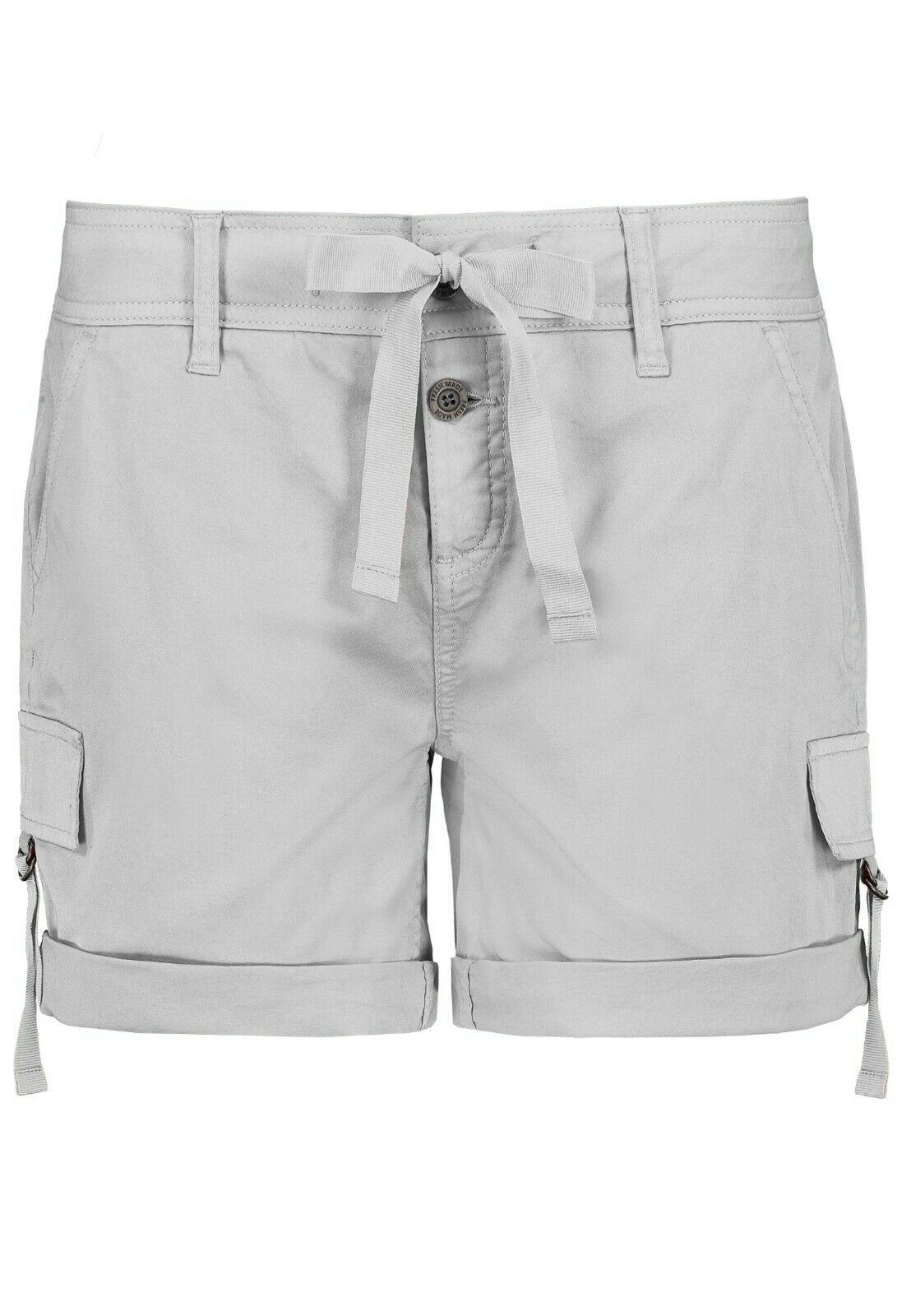 Fresh Made Bermudas Grau Hotpants Hose Shorts Sommer Kurze Bermuda Short