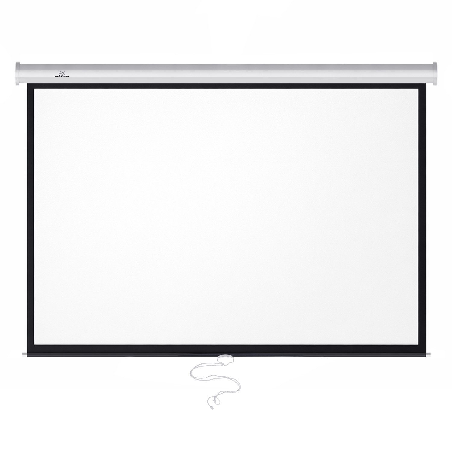 Maclean MC-591 Heimkino Leinwand Format: 4:3 Deckeneinbauleinwand (Heimkino Set 240x180 cm)