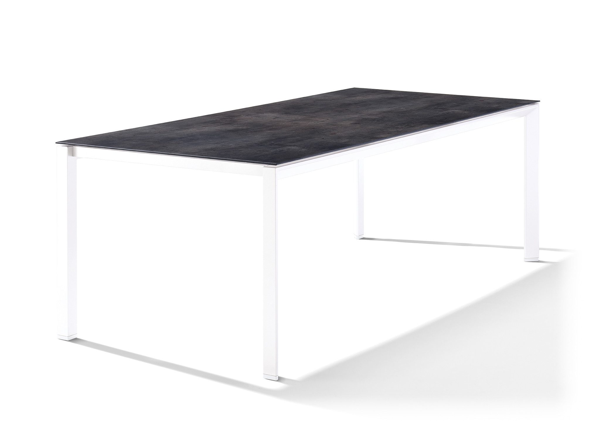 sieger Tischplatte Freesystem, in Zement anthrazit, Polytec® - 220x1,2x100cm (BxHxT)