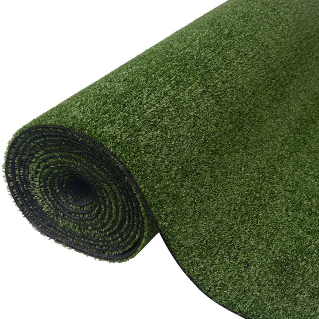 Kunstpflanze Kunstrasen 1,5x20 m/7-9 mm Grün, furnicato, Höhe 0.9 cm | Kunstpflanzen
