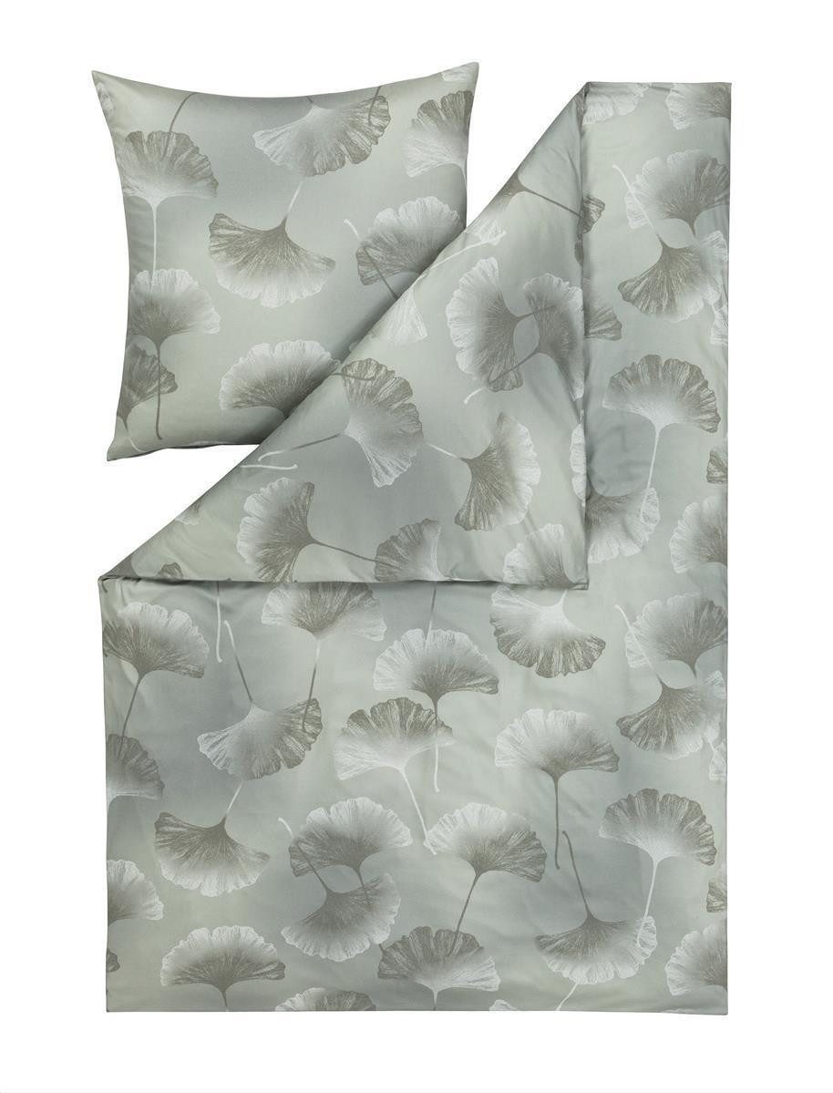 Estella Kissenhülle Jersey Kopfkissenbezüge Atelier Isabella Floral oliv 80x80, (1 Stück), Kissenhülle Kopfkissenbezug Kissenbezug