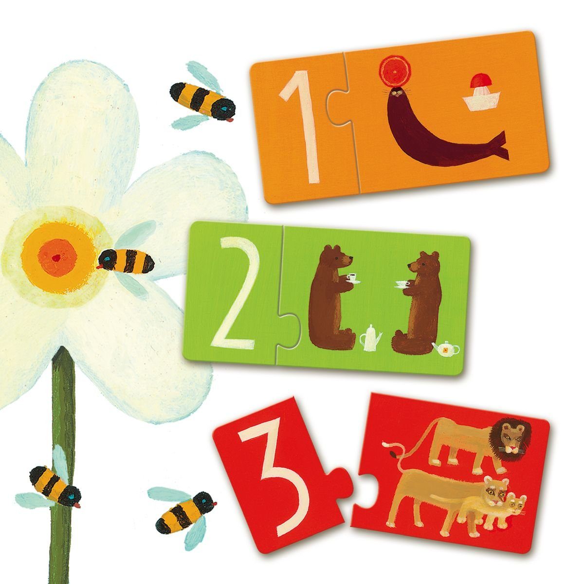 DJECO Puzzle Lernspiel Puzzle Duo Assoziationsspiel günstig online kaufen