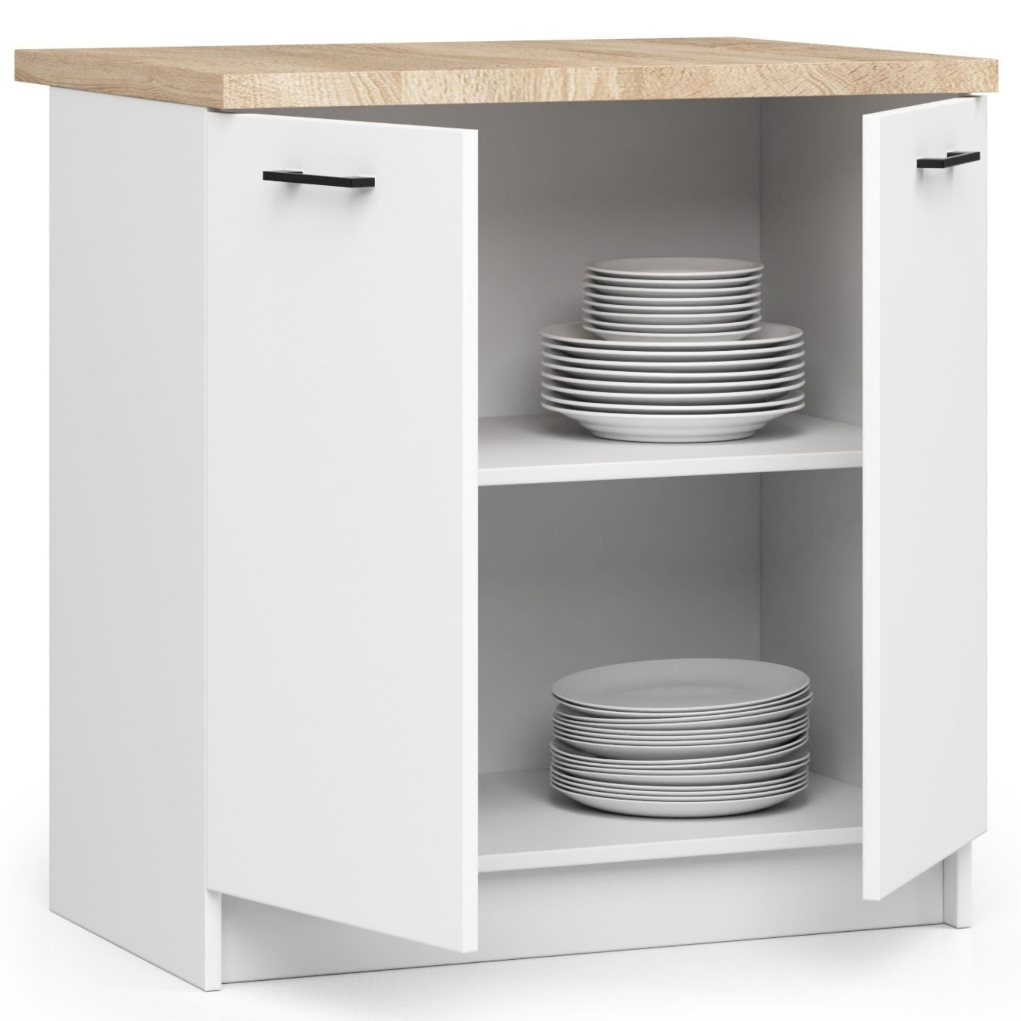 Raumhirsch Furniture Unterschrank Moderner Küchenunterschrank - 2 Innenrega günstig online kaufen