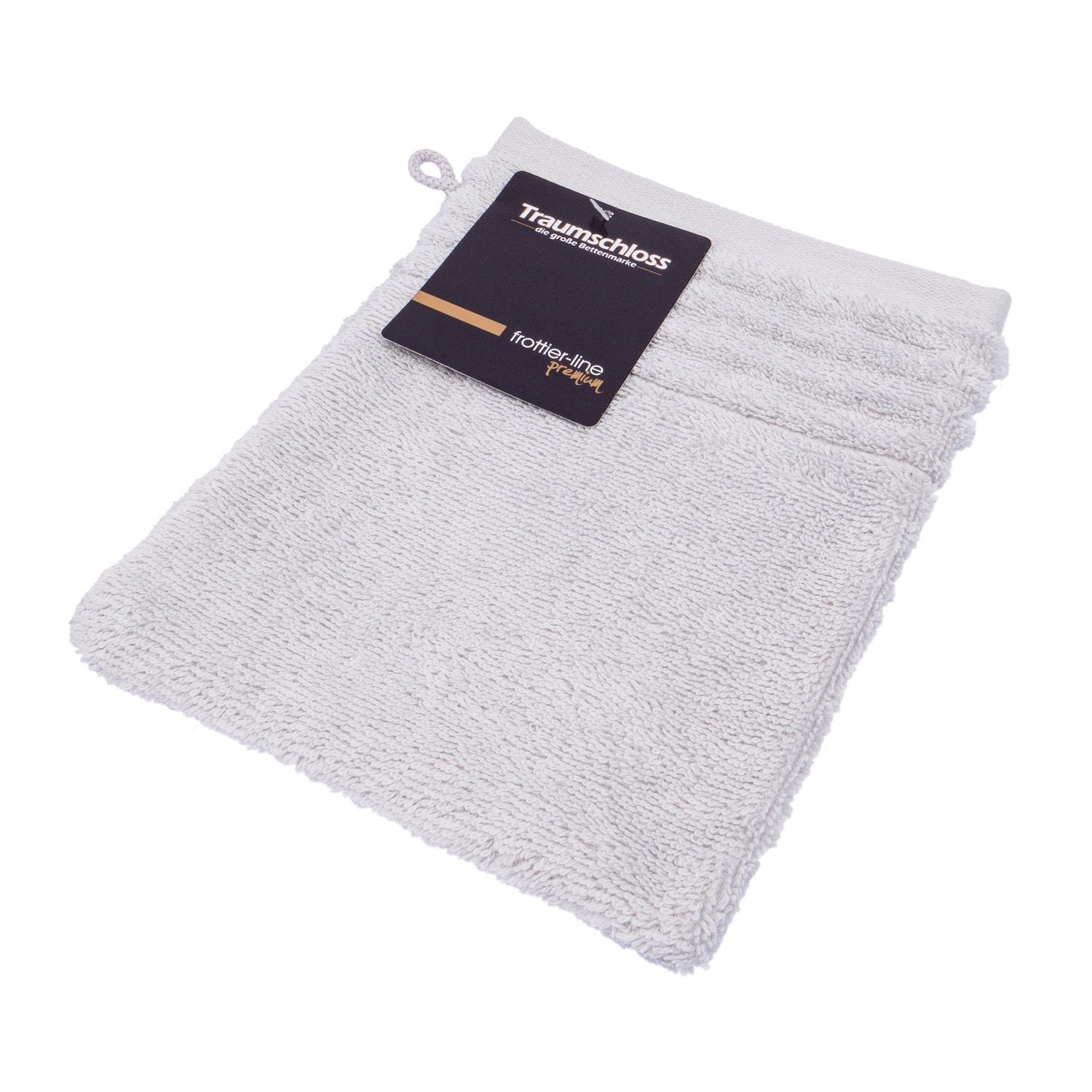 Traumschloss Waschlappen Premium-Line, (1-St), 100% ägäische Baumwolle mit 600g/m²