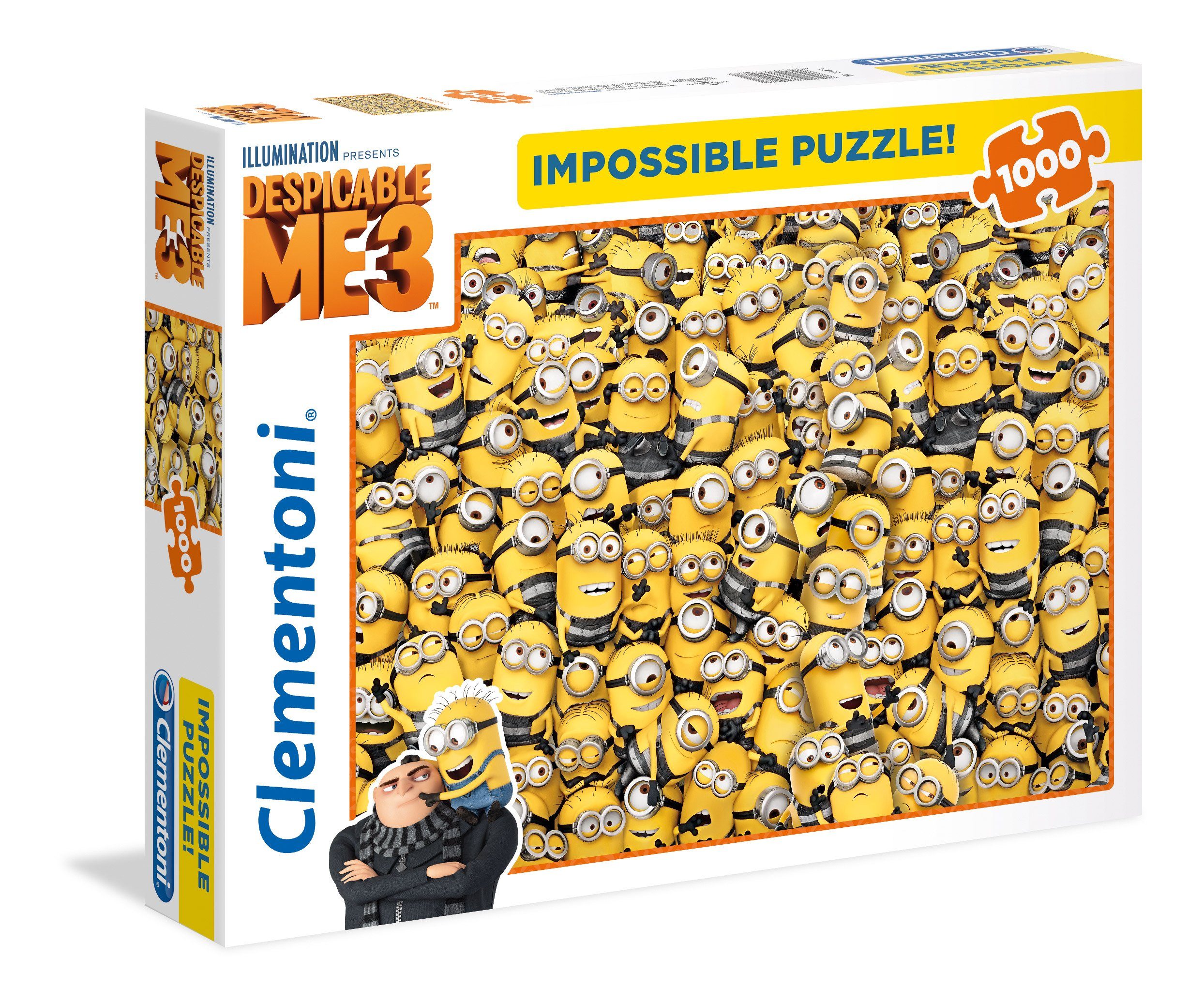 Clementoni® Puzzle Despicable Me 3 Minions 1000 Teile Puzzle, 1000 Puzzleteile, Made in Europe
