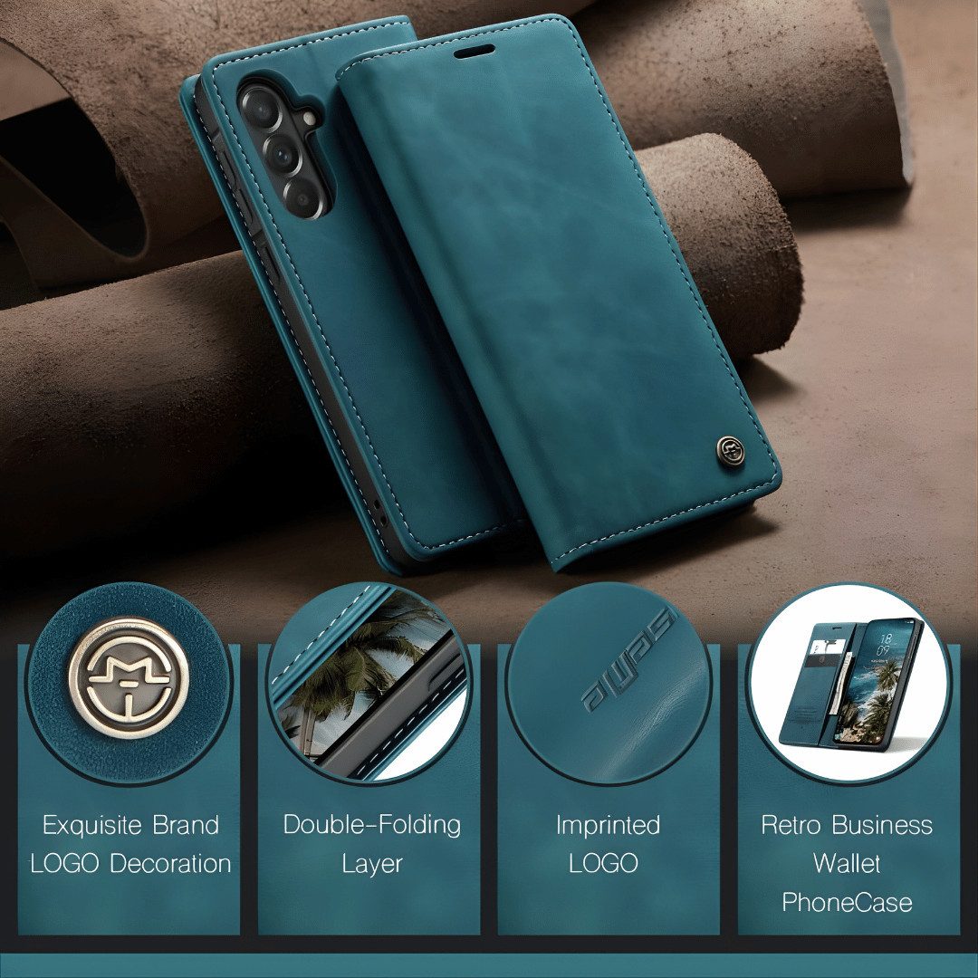 SmartUP Smartphone-Hülle für Samsung Galaxy S26 FE Klapphülle Fliphülle Tasche Full Case Cover 6,7, integrierte Standfunktion, Kartenfächer – Bild 5 von 5