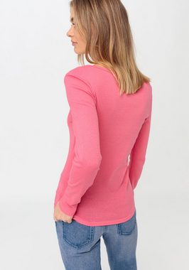 Hessnatur T-Shirt Langarm aus reiner Bio-Baumwolle (1-tlg)