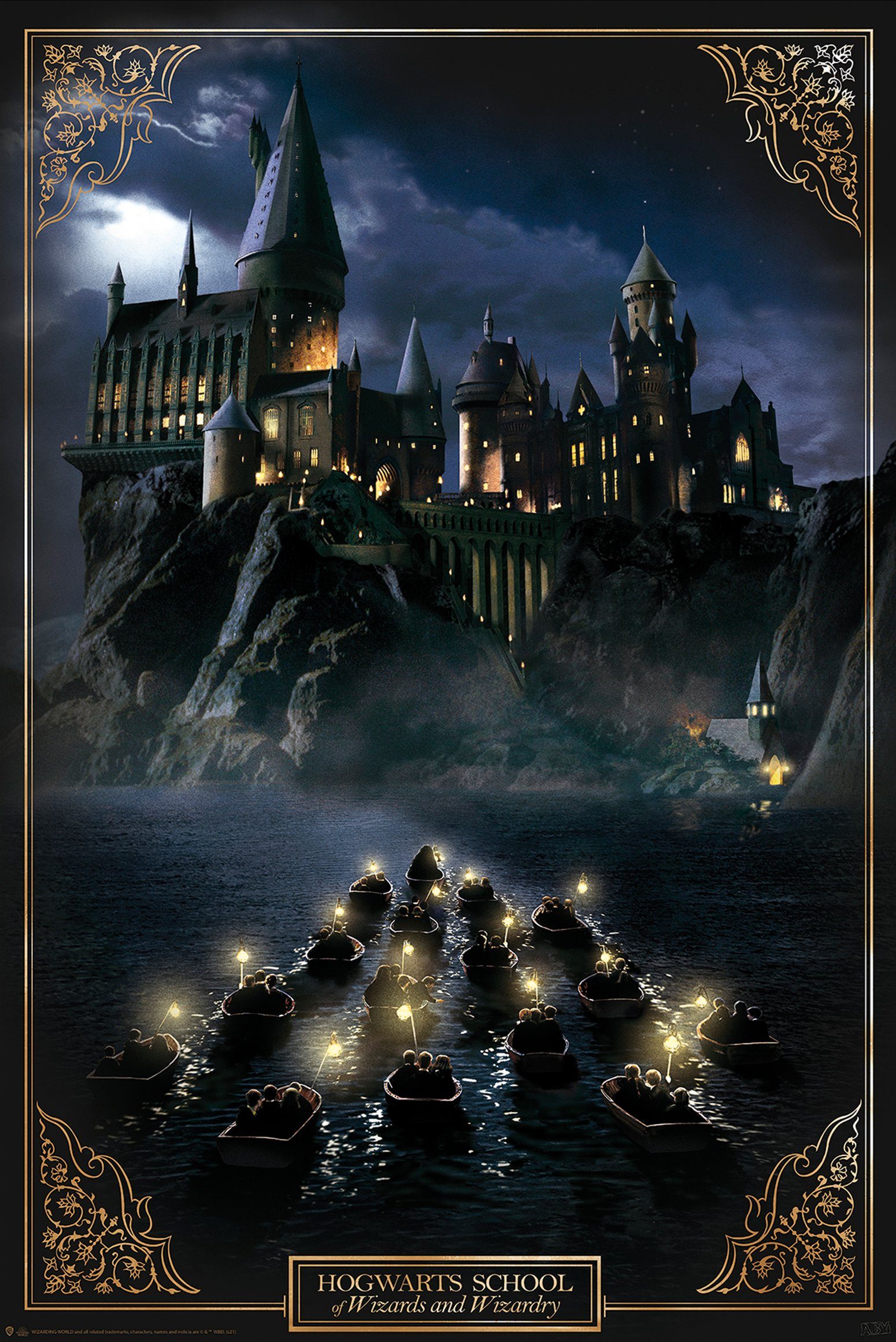 GB eye Poster Harry Potter Poster Hogwarts Castle 61 x 91,5 cm