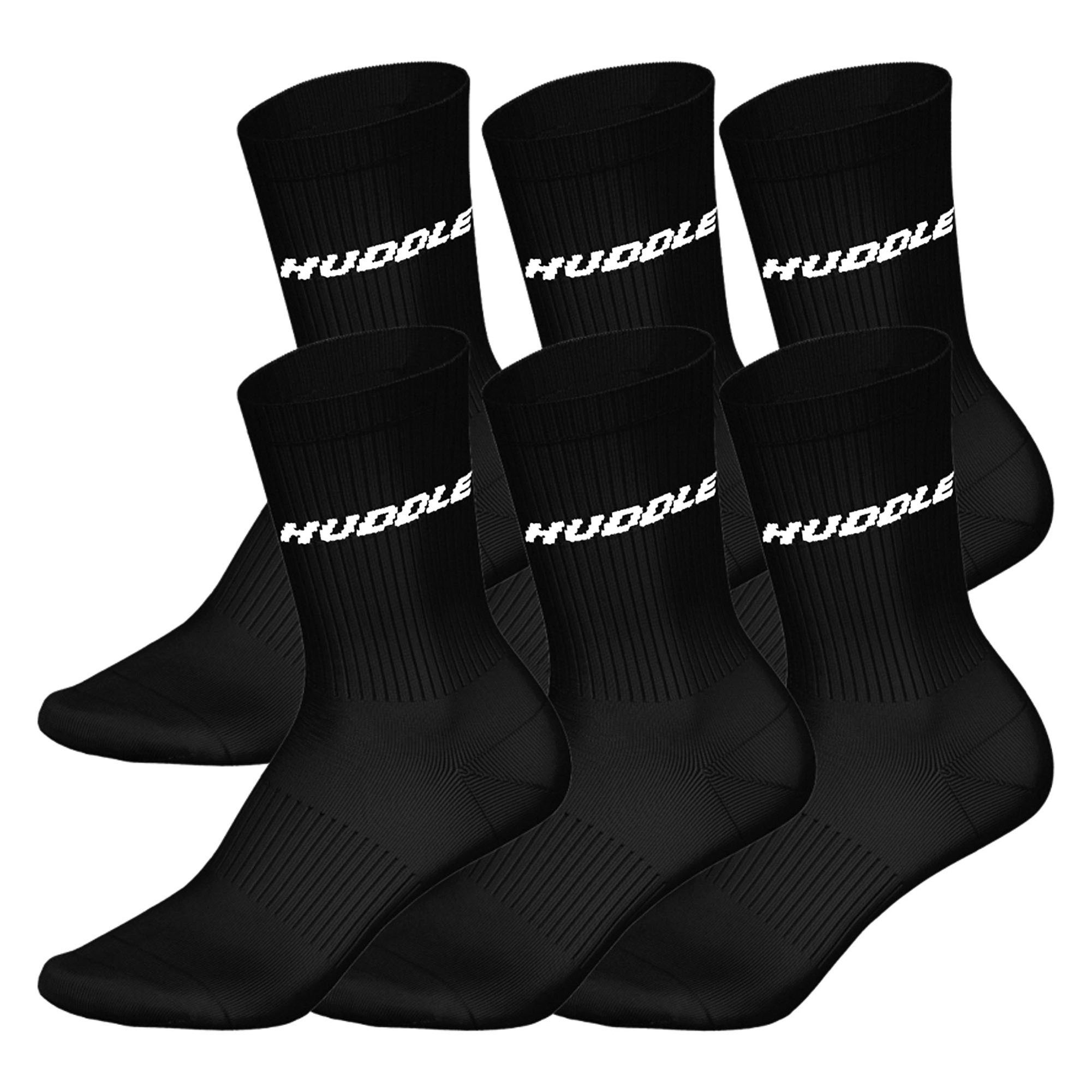 HUDDLE Kurzsocken Unisex Socken 6er Pack Polyester (Packung, 6er Pack)