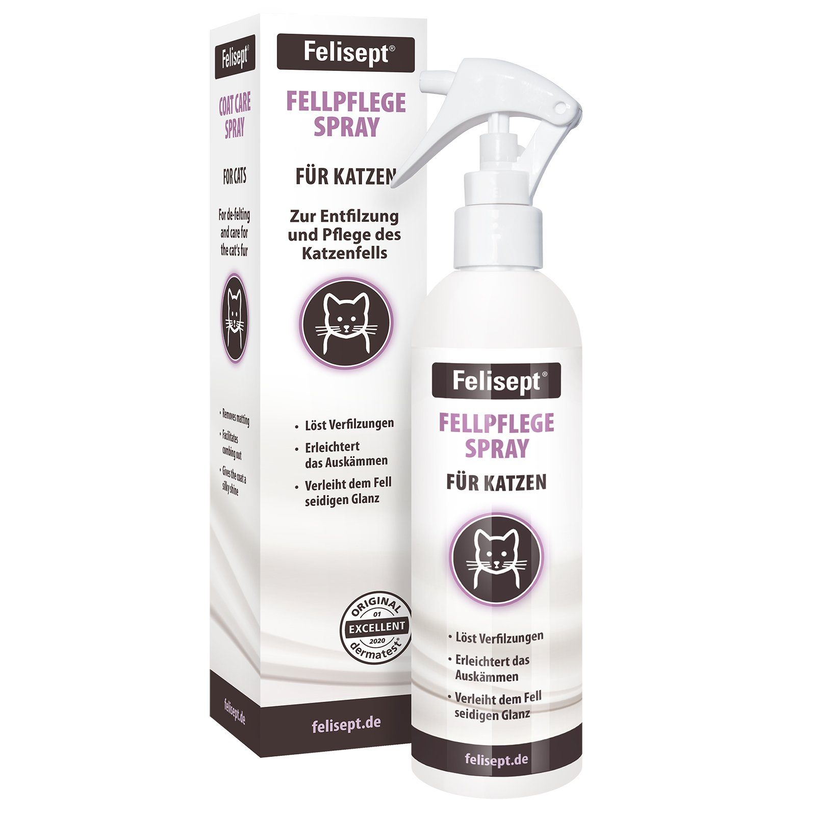 Felisept Fellpflege Felisept Fellpflegespray für Katzen 250ml von Felisept