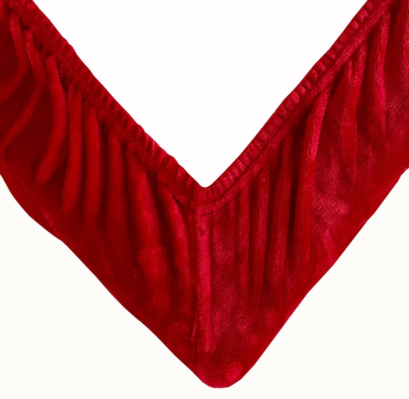 Visaggio Spannbettlaken Winter Teddy Plüsch Cashmere Touch, Nicki, Gummizug: rundum, Flauschig warmes Teddyplüsch, Einfarbig – Bild 5 von 5
