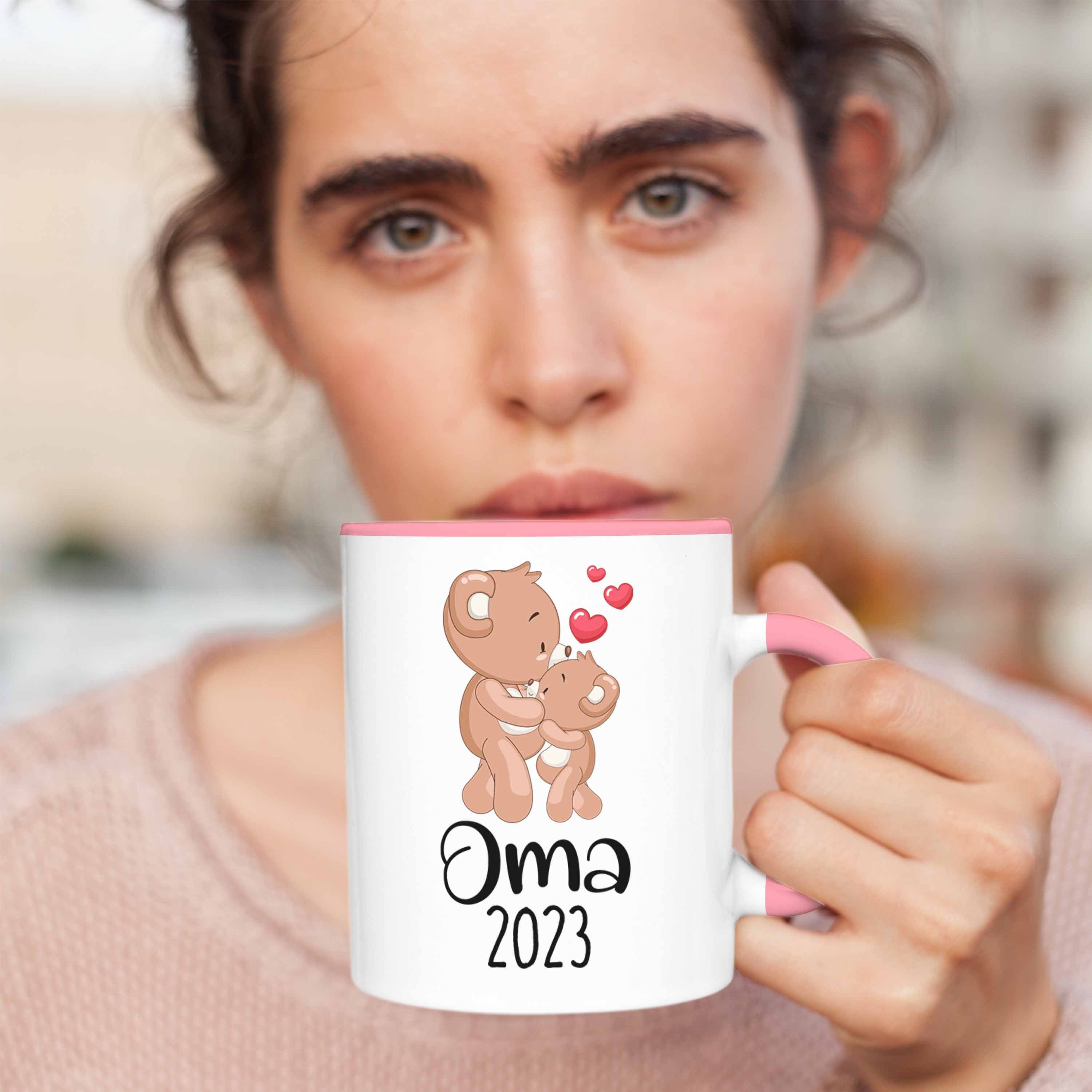 2023 Tasse Tasse Wirst Trendation Trendation Schwangerschaft Du Geschenk Rosa - Oma