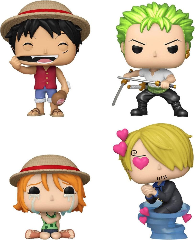 Funko Merchandise-Figur One Piece POP! Animation Vinyl Figuren 4er-Pack Refresh 4PK(EMEA) 9 cm