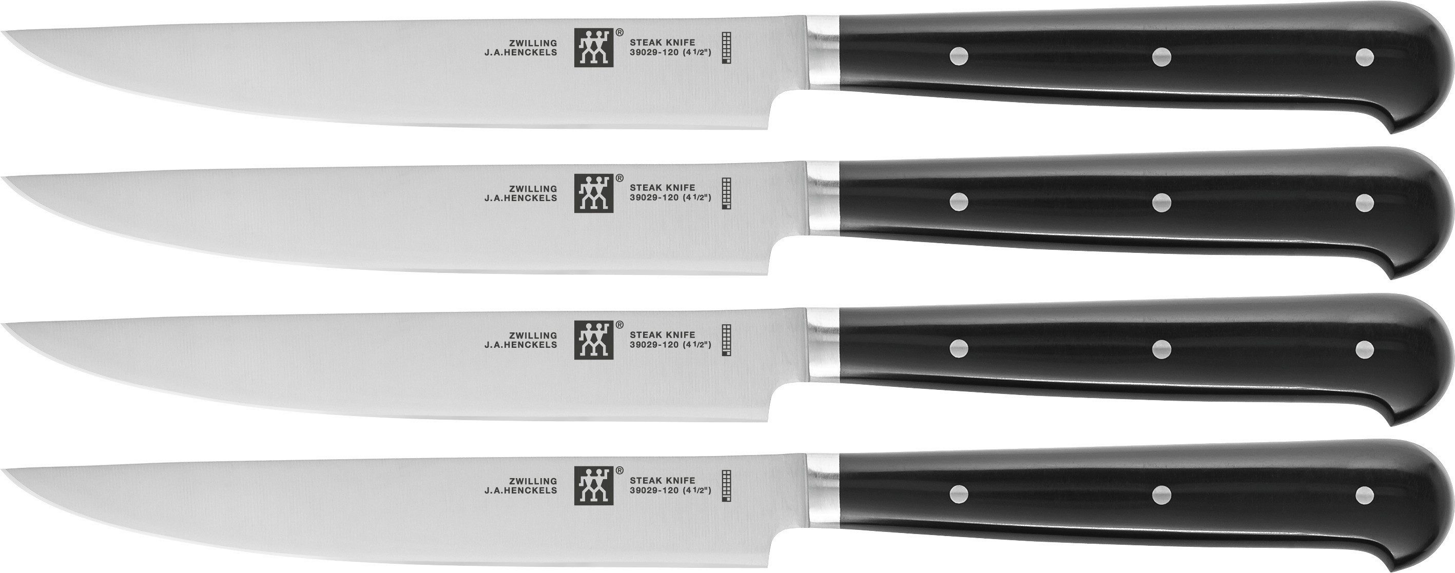 Zwilling Messer-Set Steak Sets (4-tlg), Schwarz