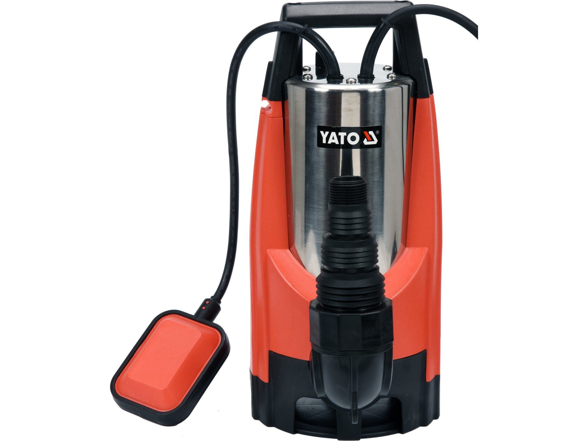 Yato POMPA ZATAPIALNA INOX 1100W (Schmutzwasser-Tauchpumpe 1100W,. 17000 l/h, Inox, mit Schwimmschalter, Schmutzwasser-Tauchpumpe 1100W,. 17000 l/h, Inox, mit Schwimmschalter)