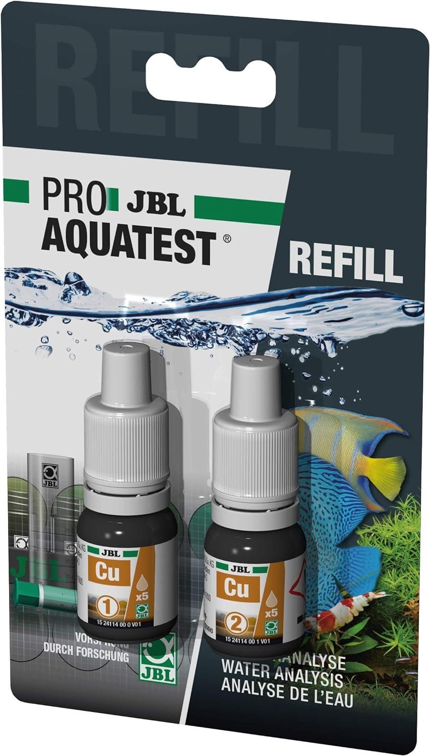 Aquarium-Wassertest JBL PROAQUATEST Cu Kupfer Nachfüllset für JBLTestkoffer