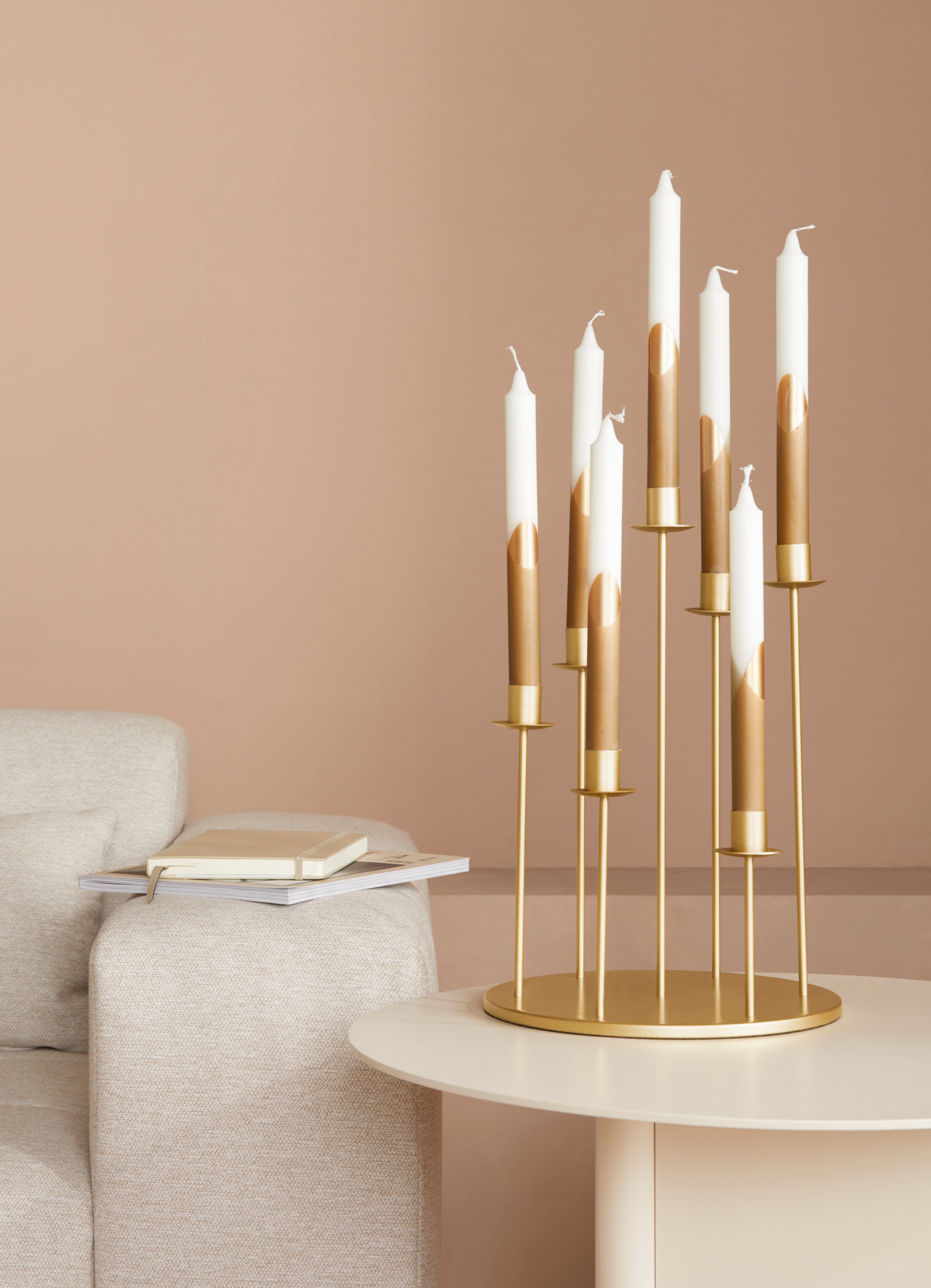 LeGer Home by Lena Gercke Standkerzenhalter »Olana« (1 Stück), aus Metall, Höhe ca. 38 cm-HomeTrends