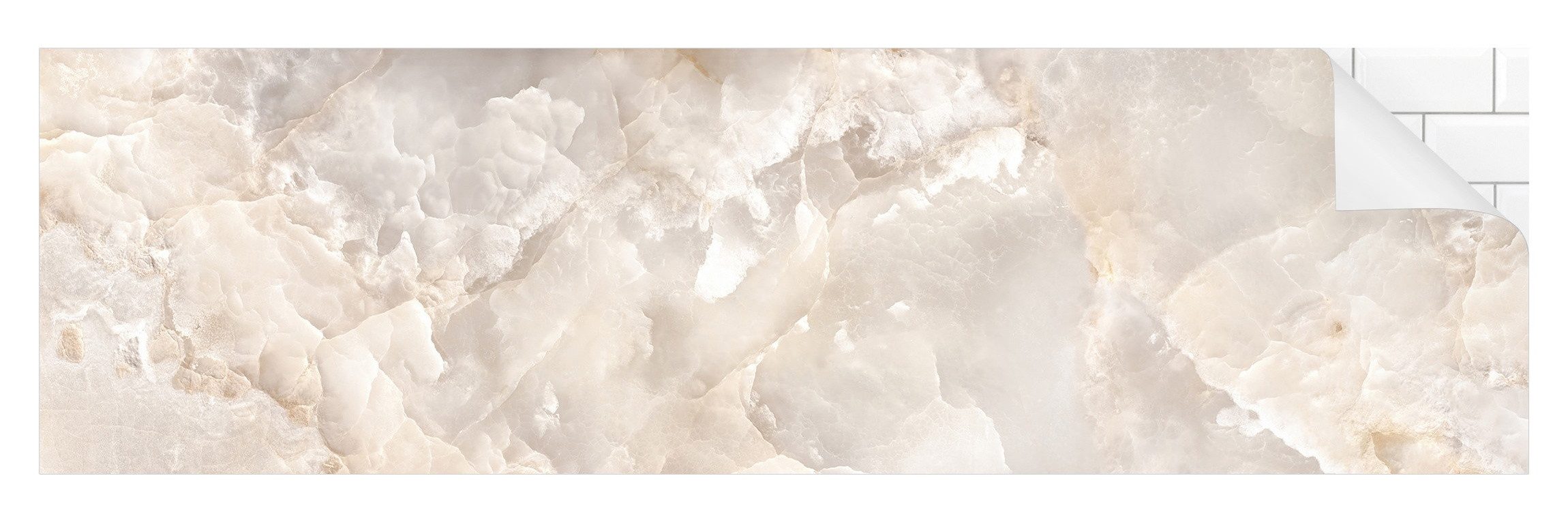 Bilderdepot24 Badrückwand beige fugenlose Wandverkleidung Bad günstig online kaufen