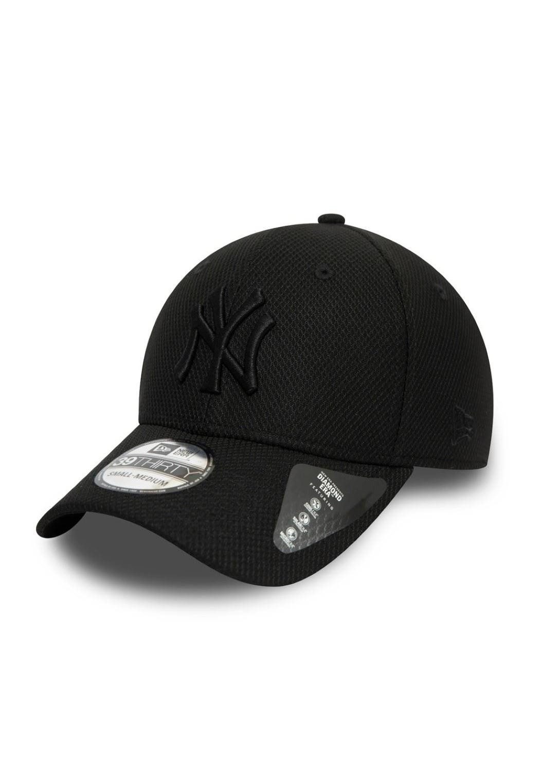 New Era Flex Cap New York Yankees MLB Black Stretch Diamond 39Thirty Stretch Cap New Er (1-St)