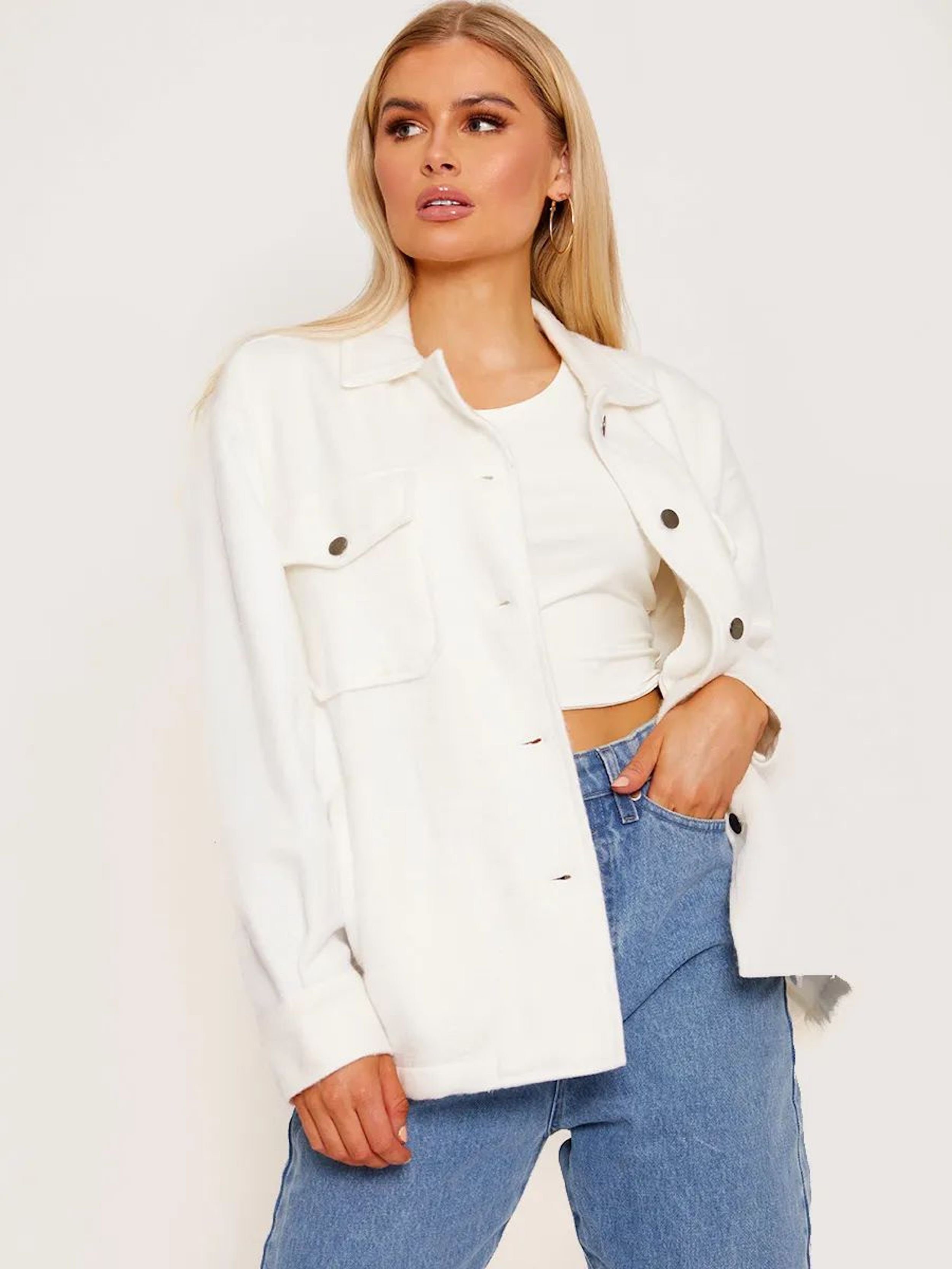 Worldclassca Flanellbluse Worldclassca Damen Oversized Hemd günstig online kaufen
