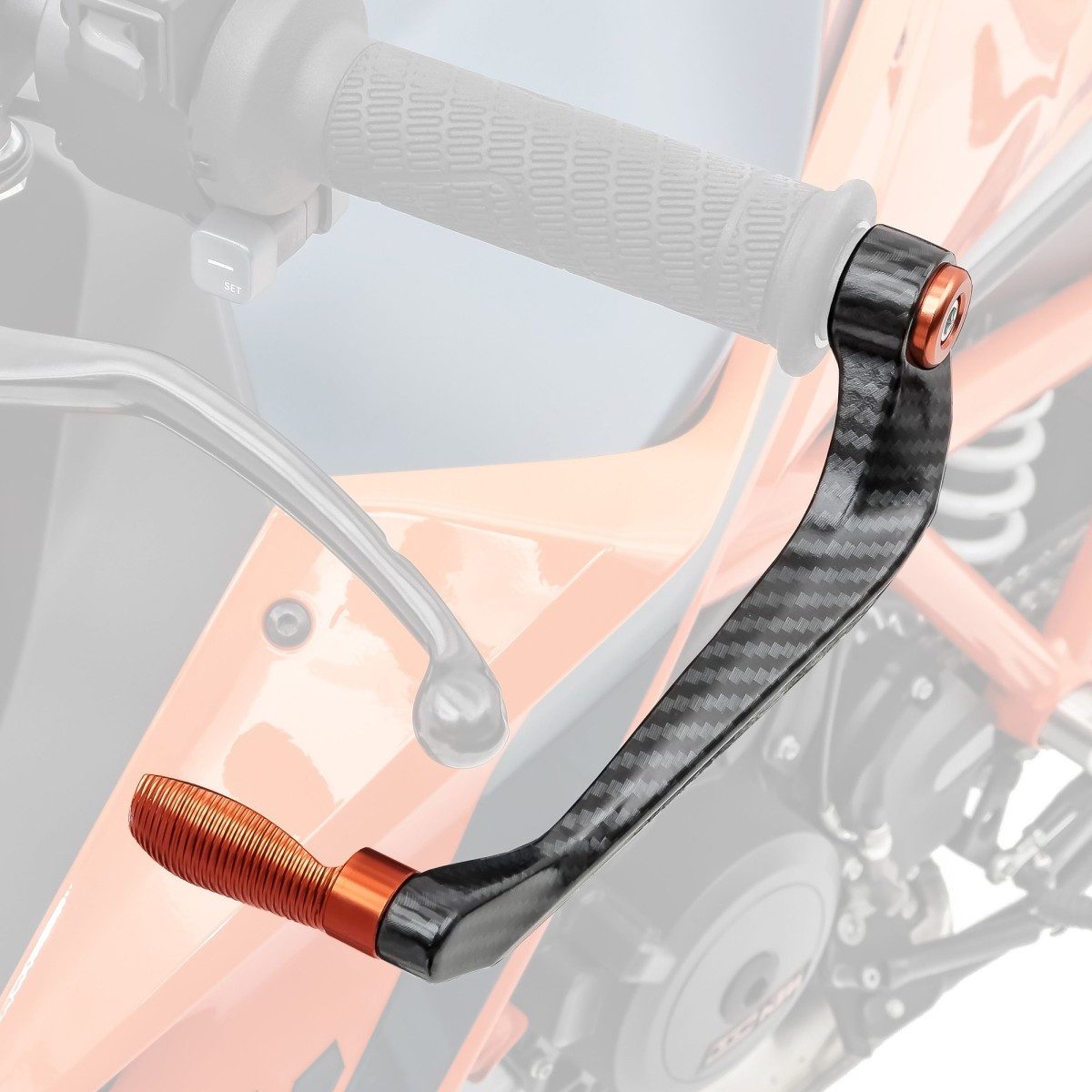 Handschutz Hebelschützer für Motocross, Enduro X6 orange